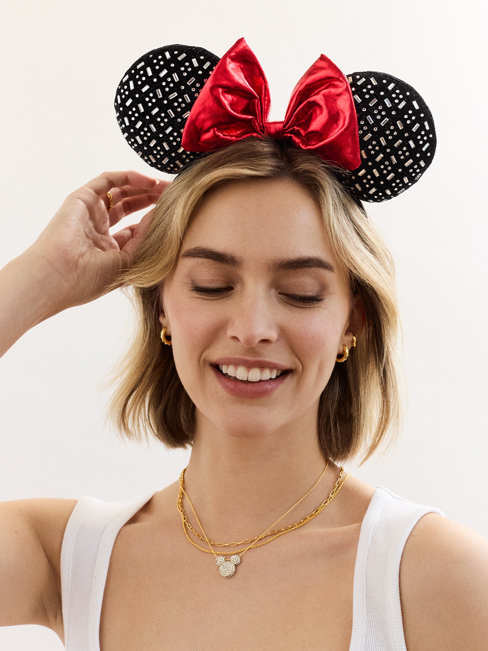 Disney Minnie Mouse Classic Gem Headband - Glam Minnie Mouse Ears - Image 2