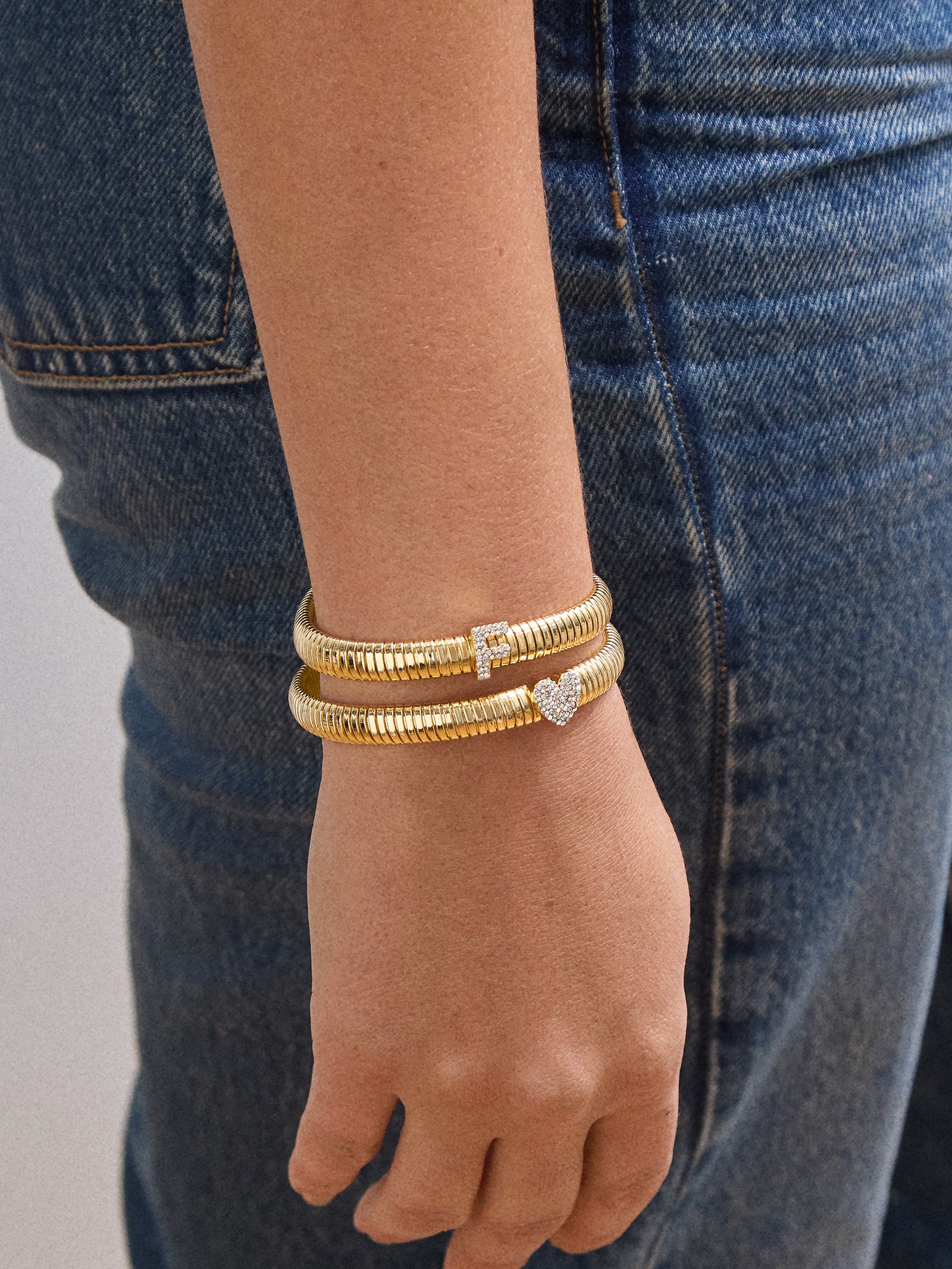 Dina Initial Bracelet - Image 2