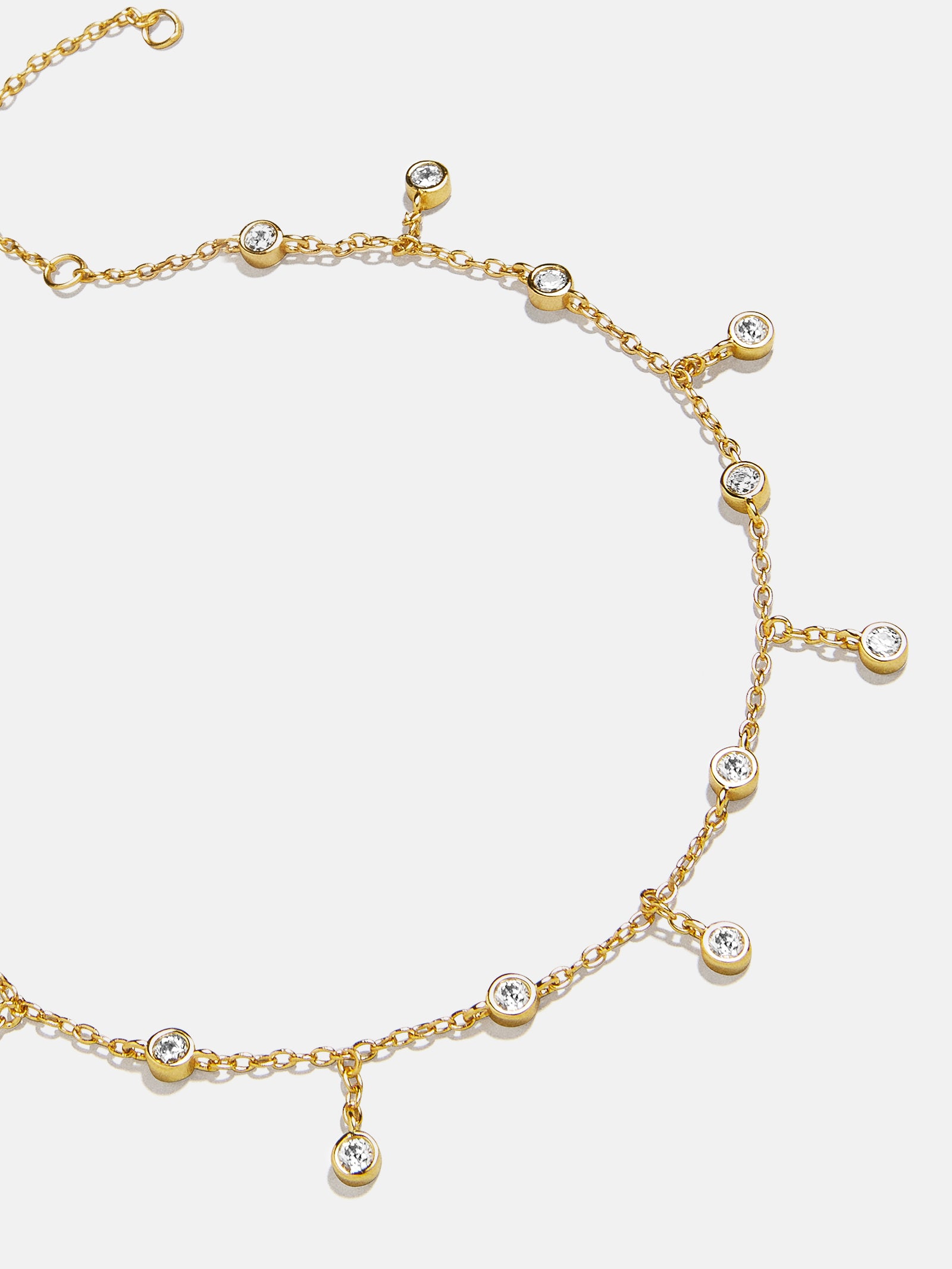 Leslie 18K Gold Anklet - Gold/Pav??
