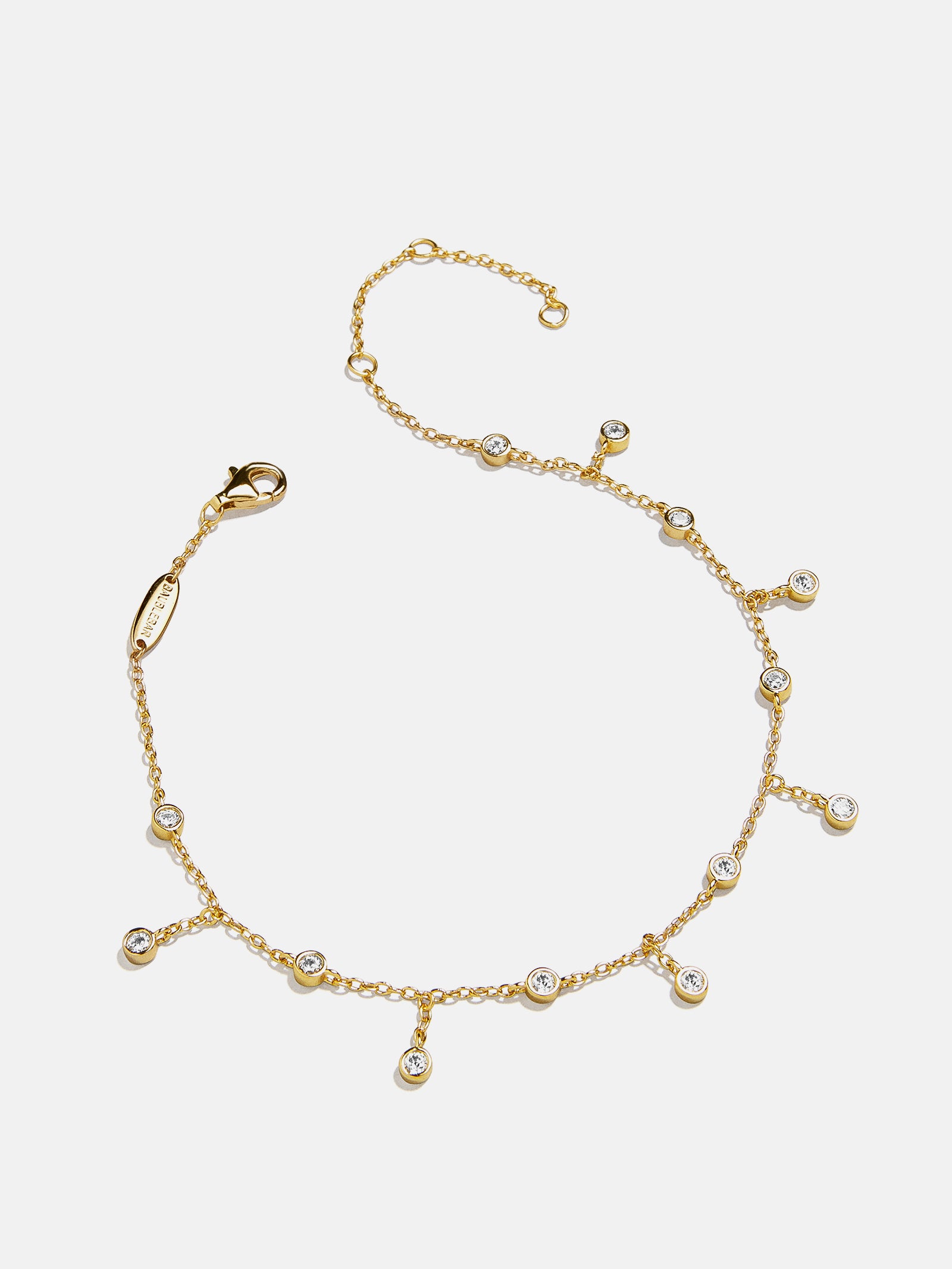 Leslie 18K Gold Anklet - Gold/Pav?? - Image 3