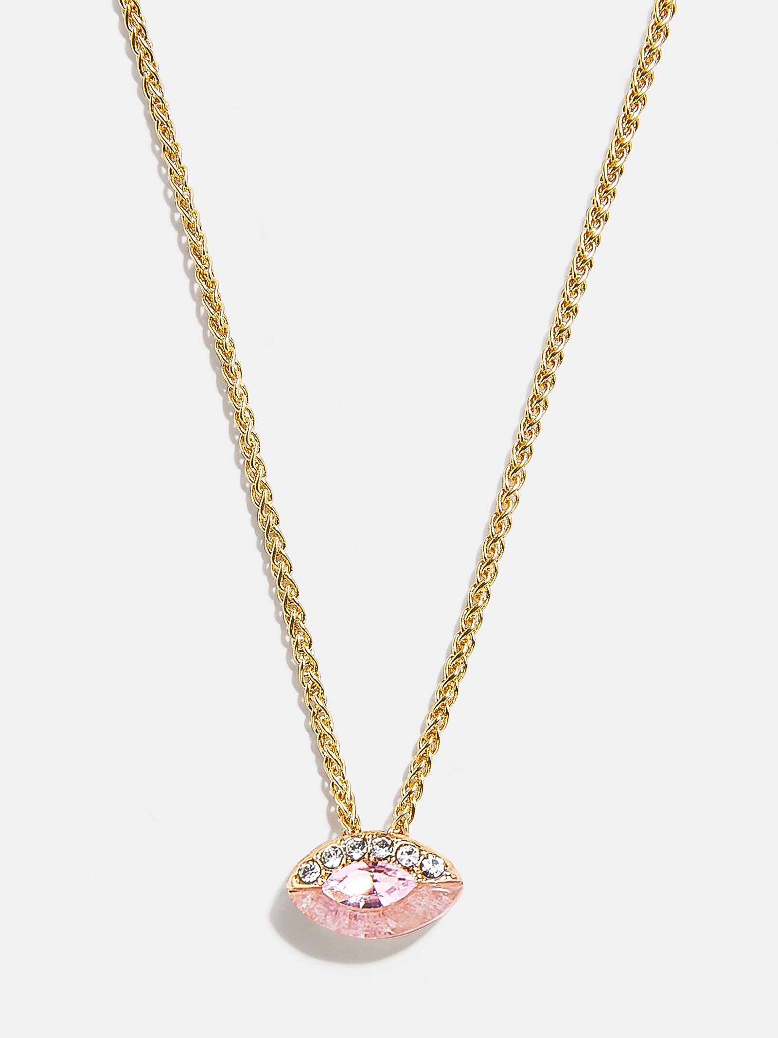 Clove Semi-Precious Birthstone Necklace - Light Amethyst - Image 3