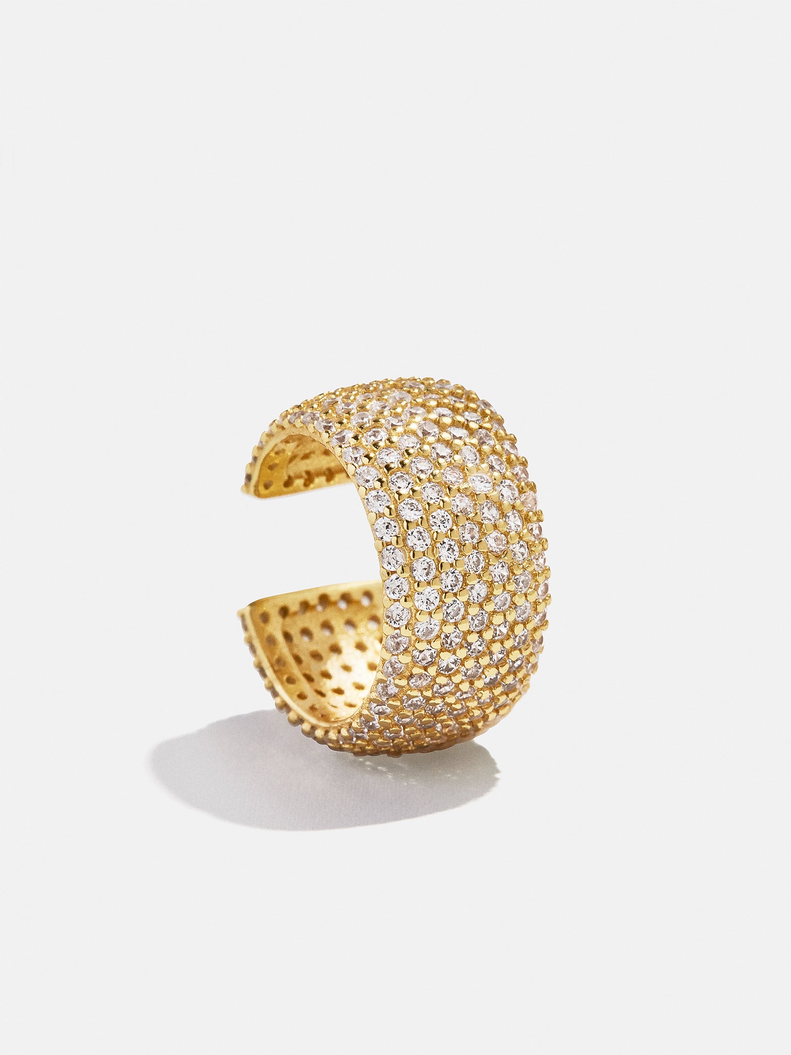 Lola 18K Gold Ear Cuff - Gold/Pav??
