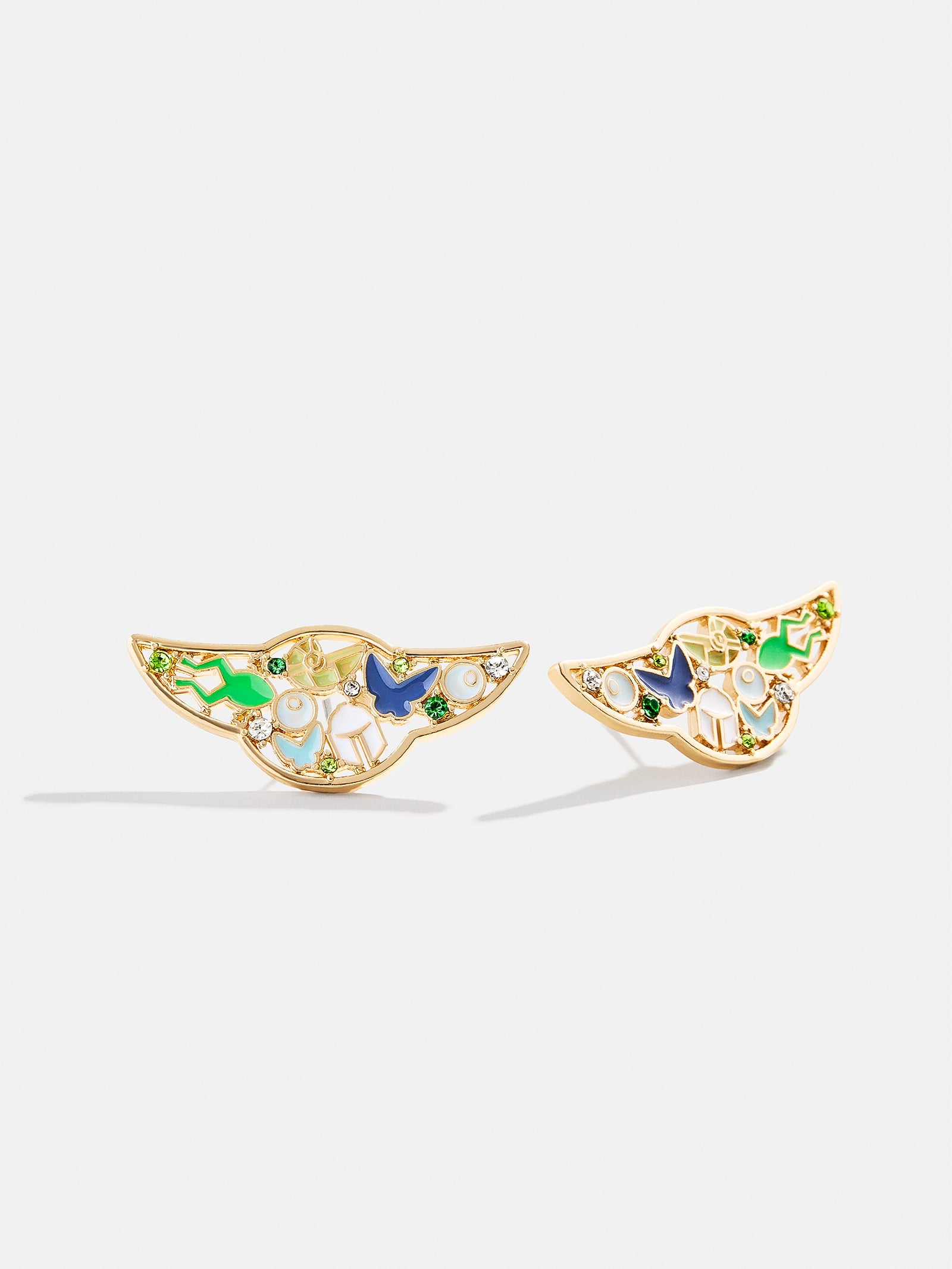 STAR WARS? GROGU? Cluster Earrings - Gold/Green
