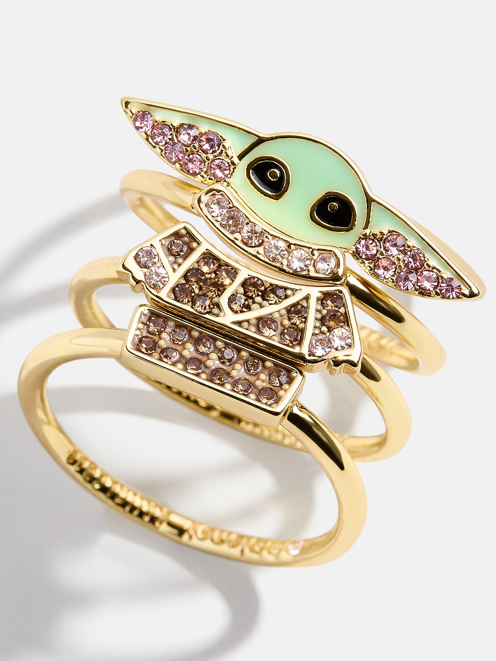 STAR WARS? GROGU? Ring Set - Gold/Green