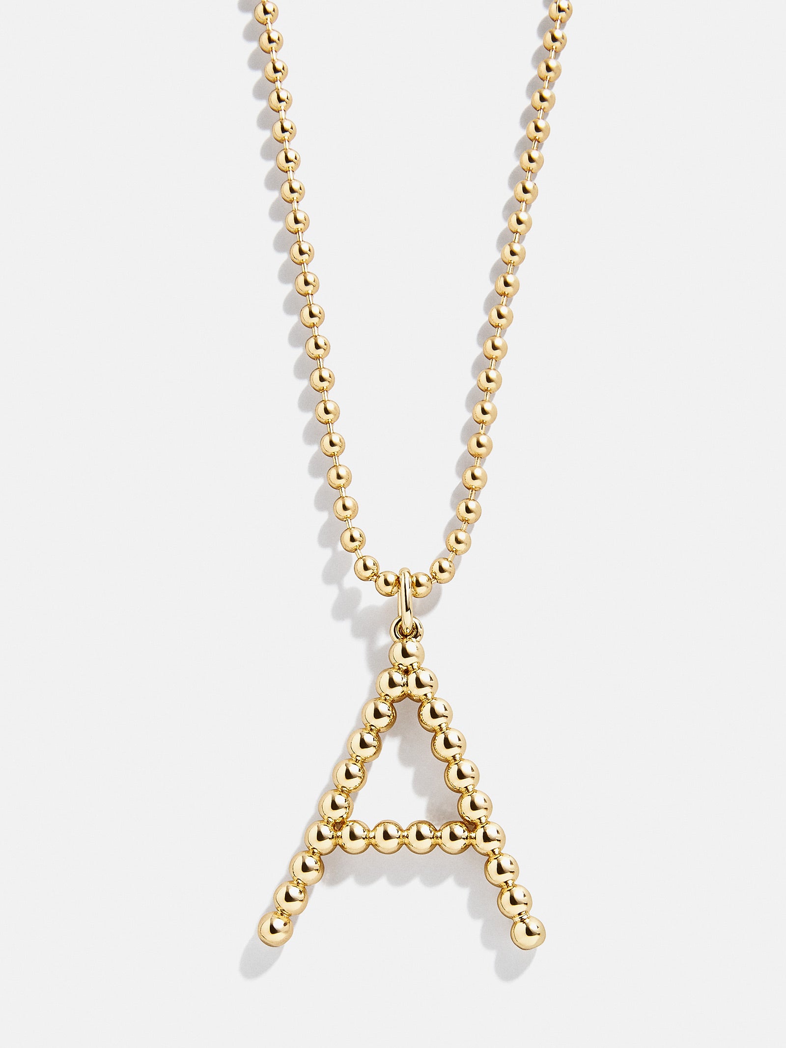 Oversized Initial Pisa Necklace - Gold - Image 3