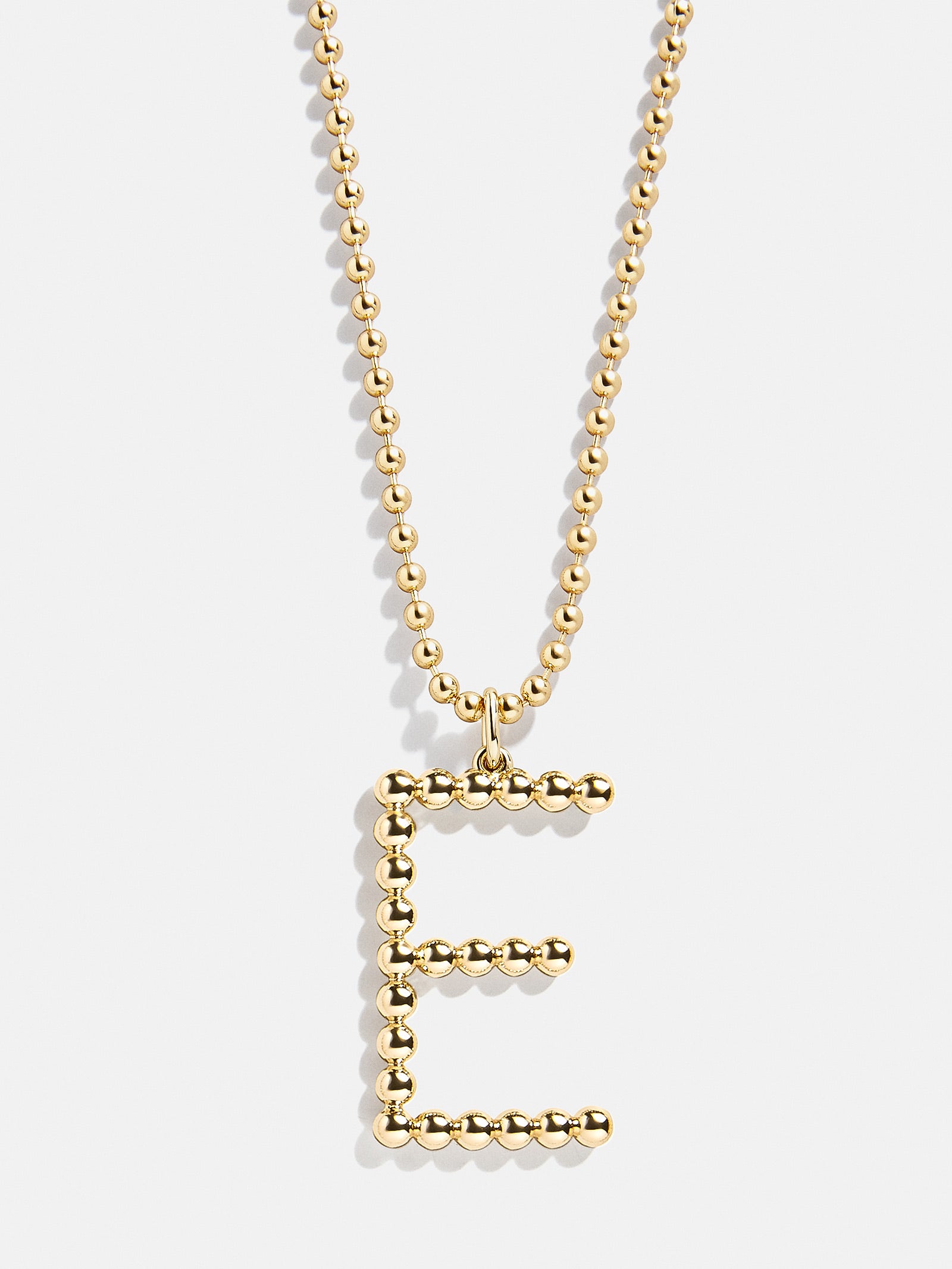 Oversized Initial Pisa Necklace - Gold - Image 7