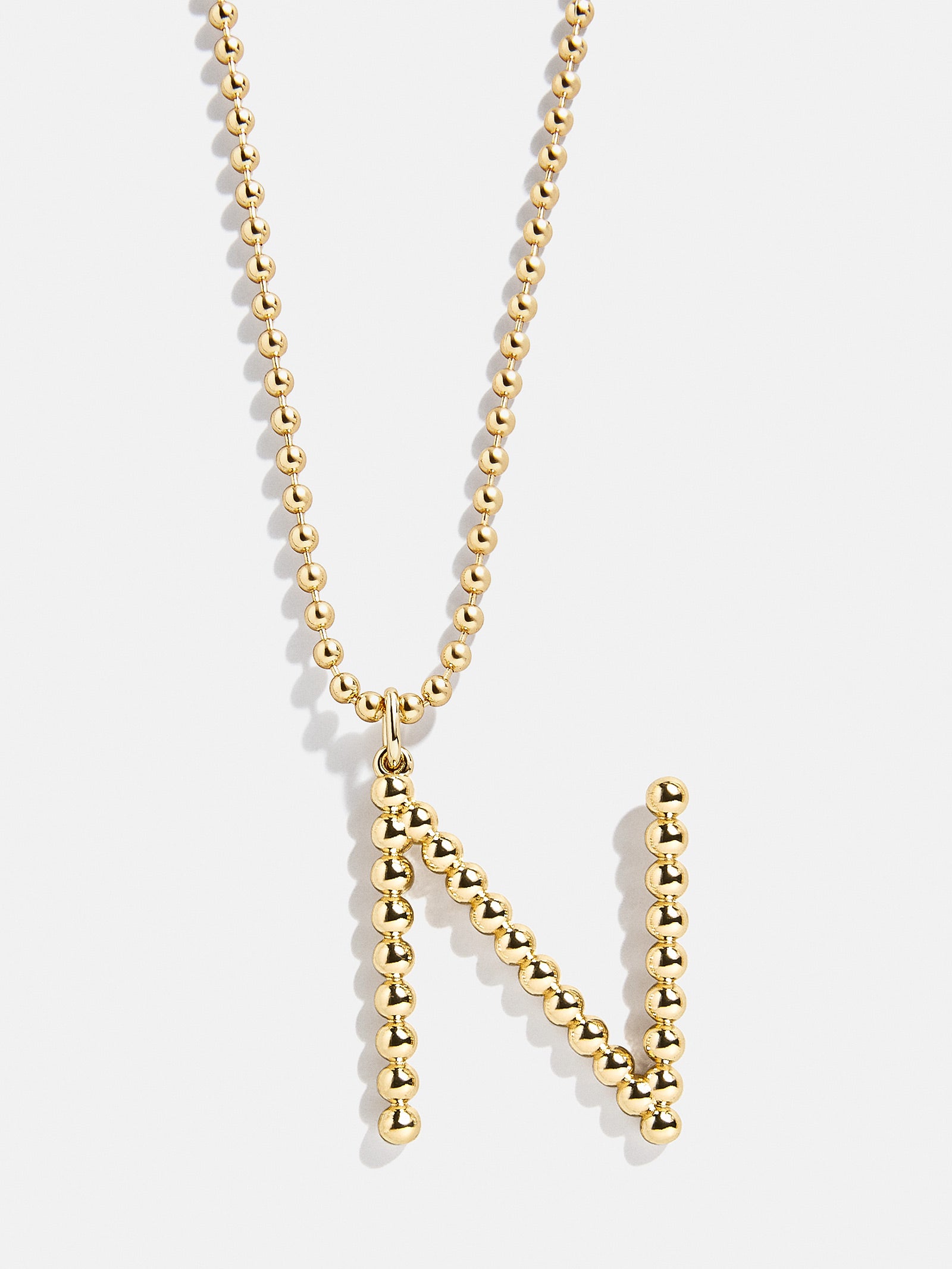 Oversized Initial Pisa Necklace - Gold - Image 16