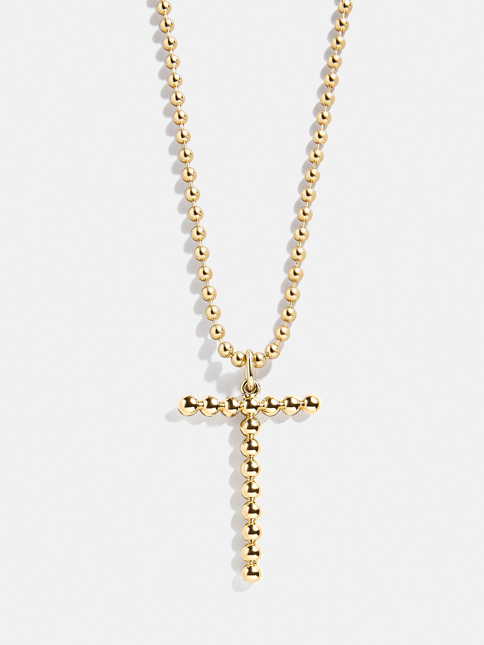 Oversized Initial Pisa Necklace - Gold - Image 22