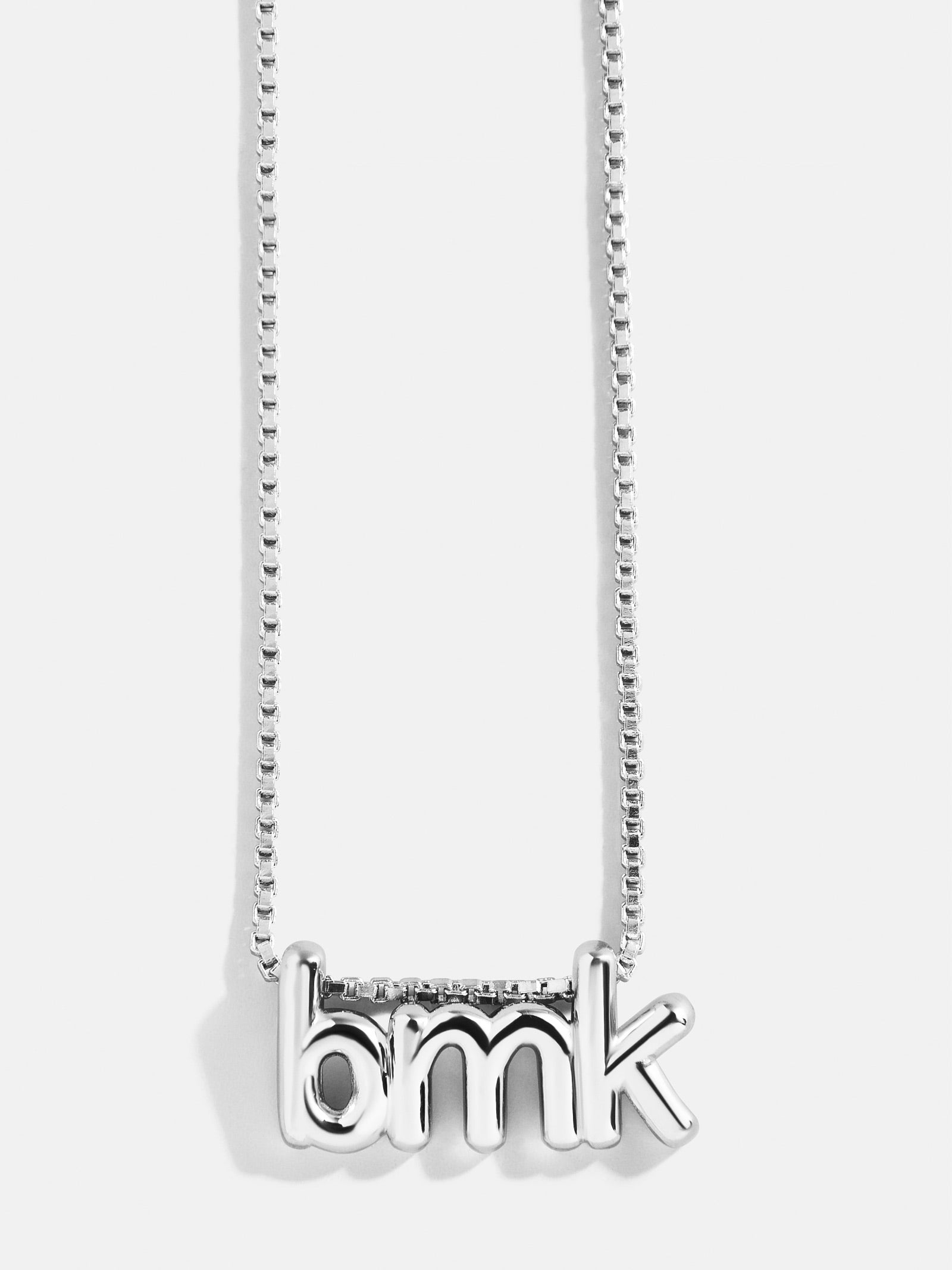 Bubble Custom Monogram Necklace - Image 7
