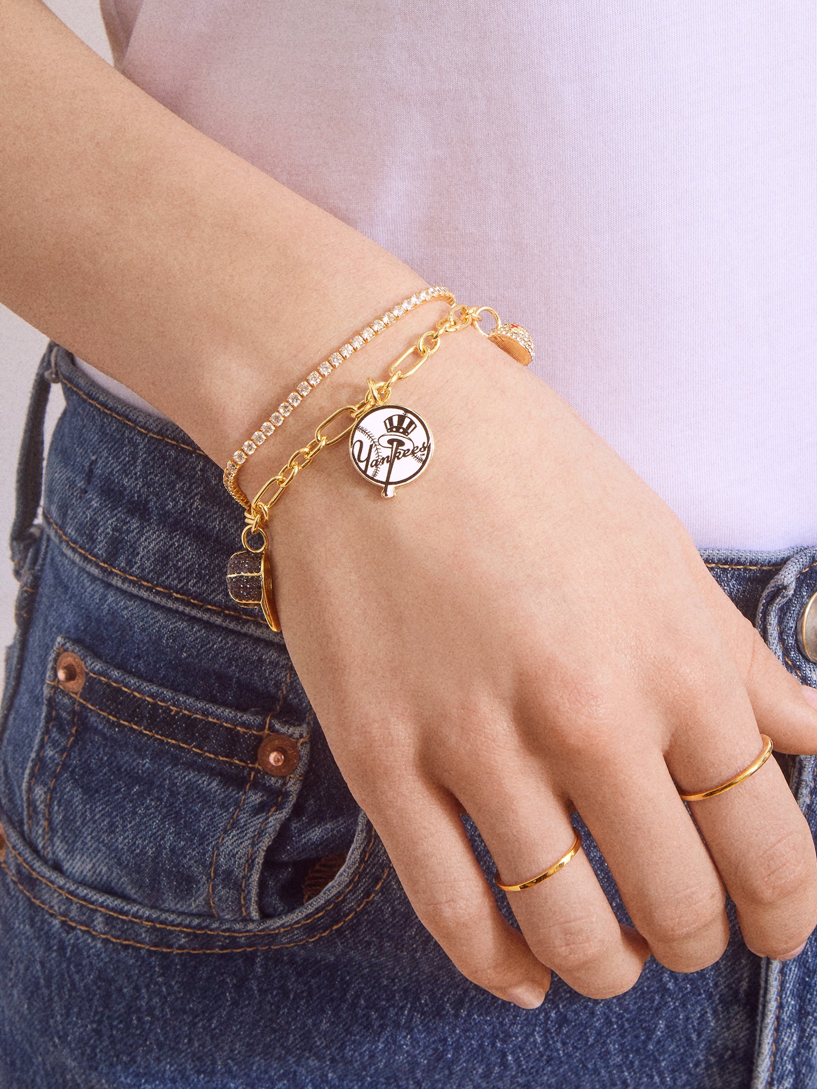 MLB Charm Bracelet - New York Yankees - Image 3