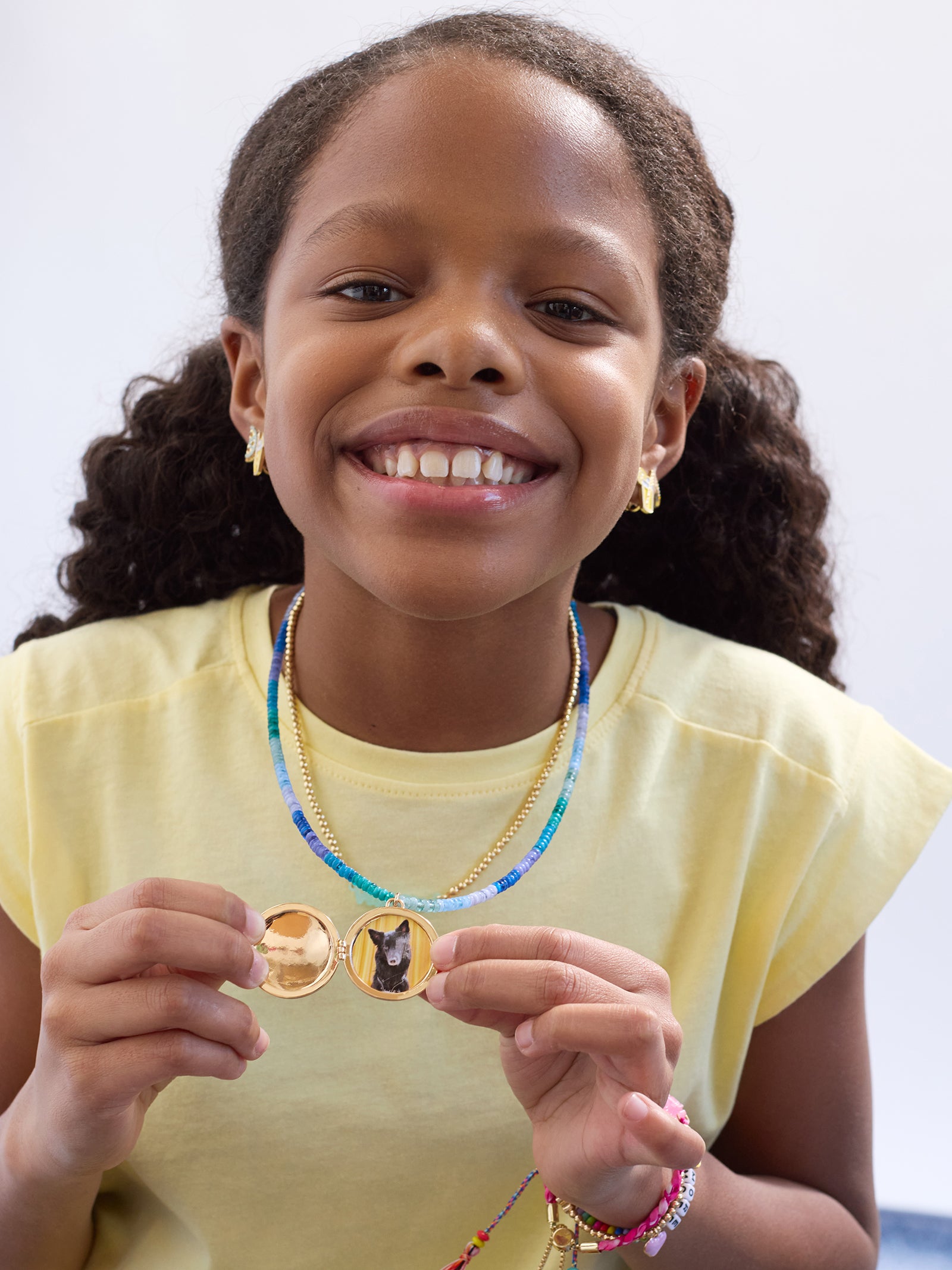 Lil' Peacemaker Kids' Locket Necklace - Peace Sign - Image 5