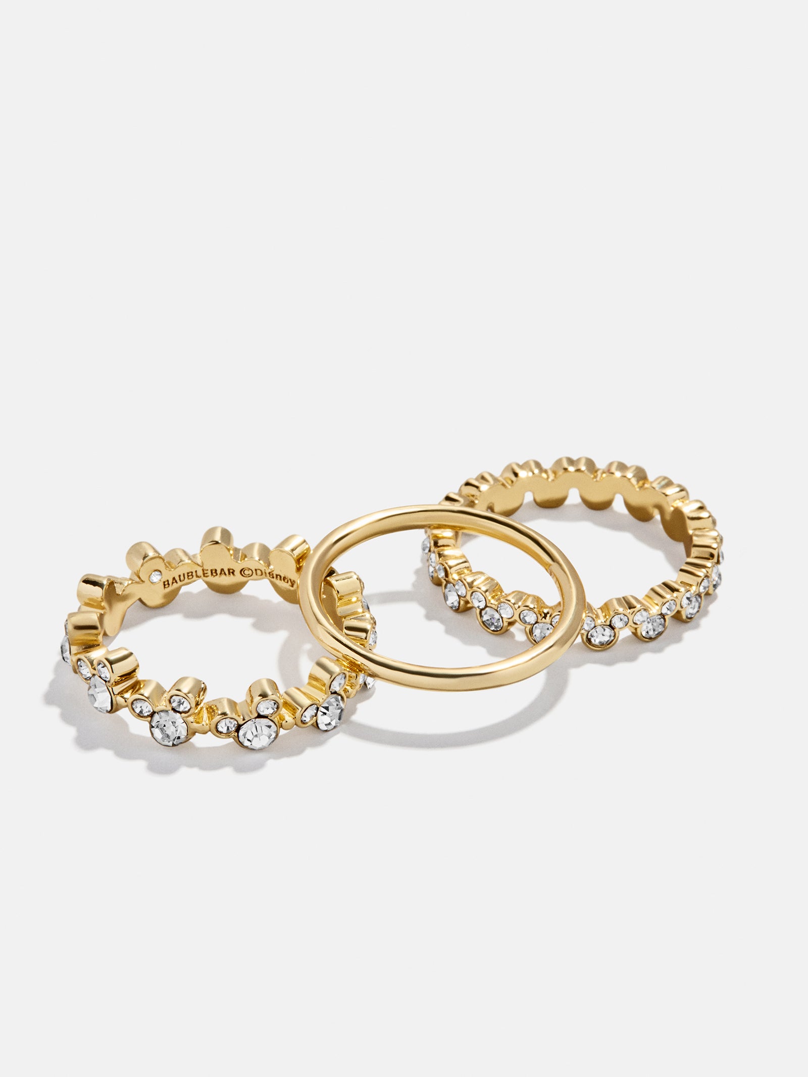 Disney Mickey Mouse Ring Set - Gold/Pav?? - Image 3