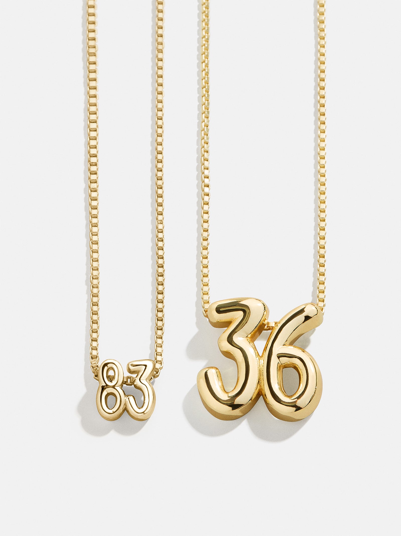 Lucky Number Bubble Necklace - Double Digits - Image 3