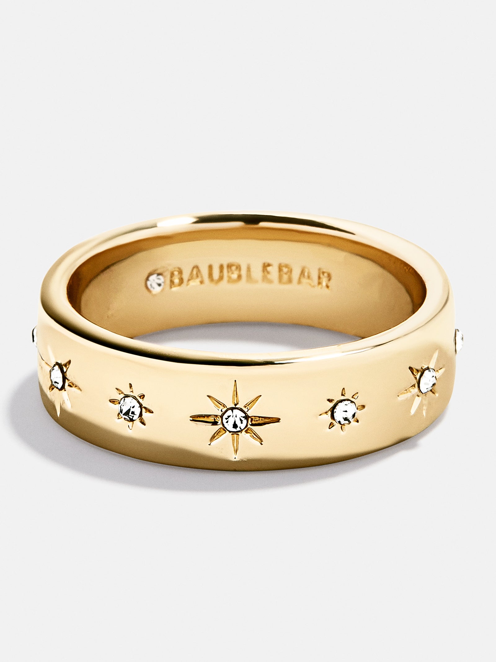 Astra Star Ring - Gold/Pav??