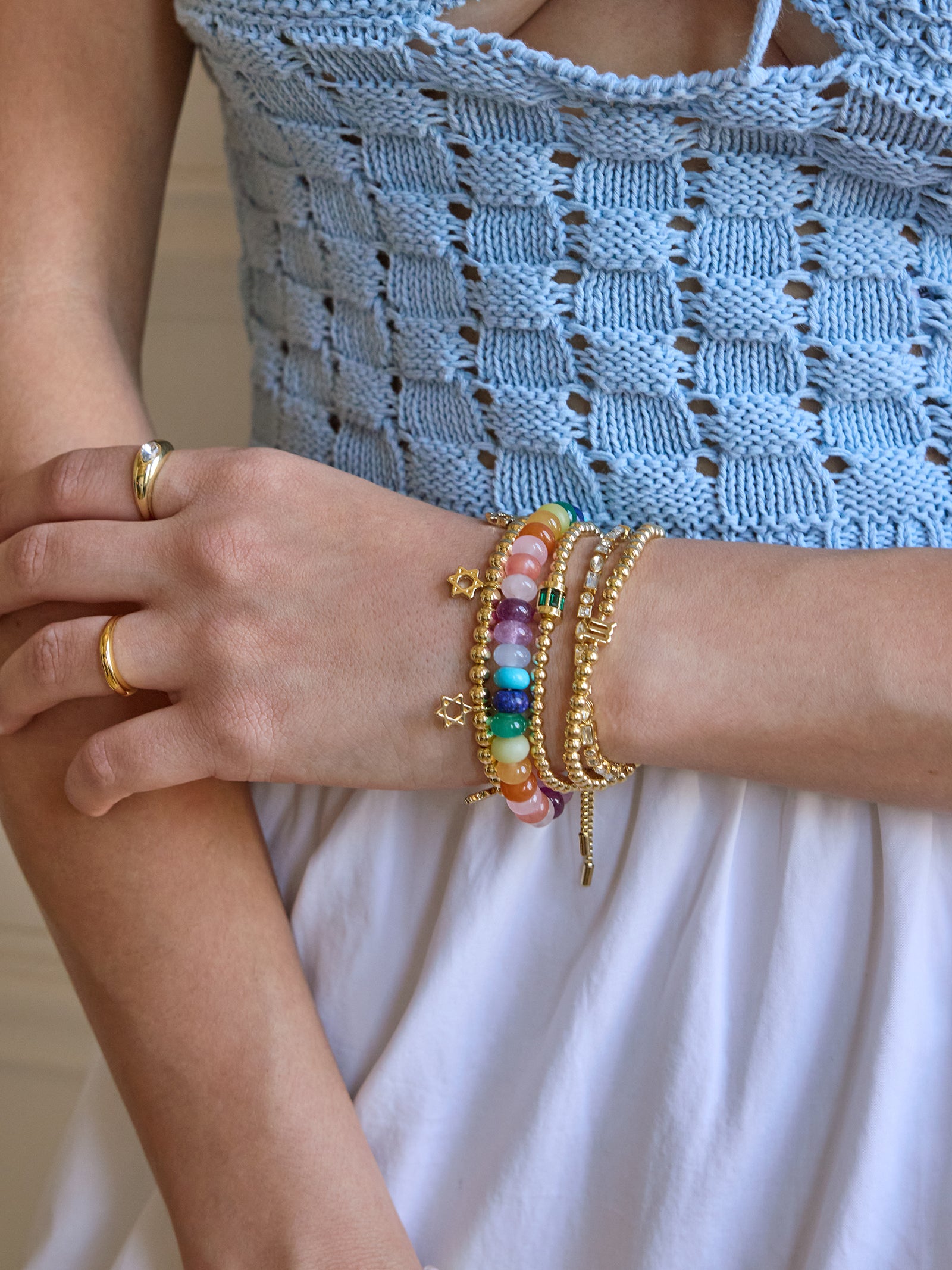 Tatum Birthstone Bracelet - Sapphire - Image 2