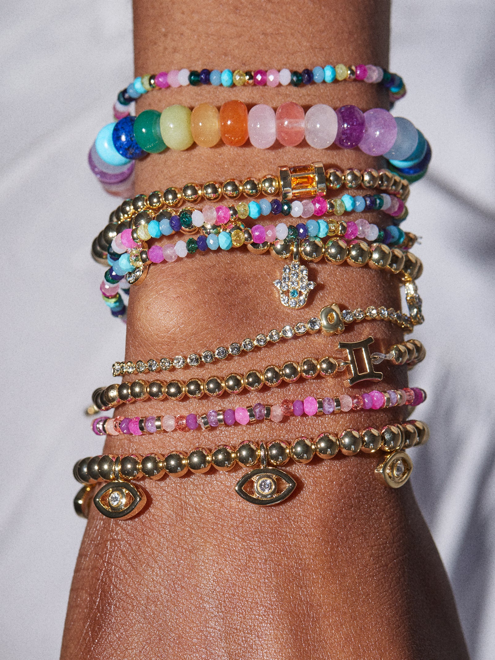 Tatum Birthstone Bracelet - Ruby - Image 3
