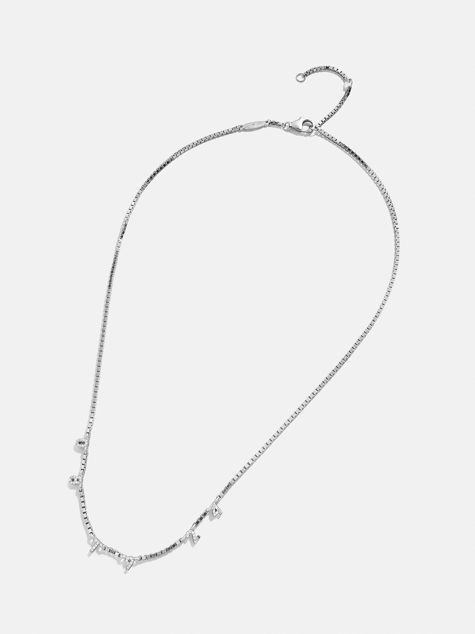 18K Gold Spaced Number Custom Necklace - XS - Image 14