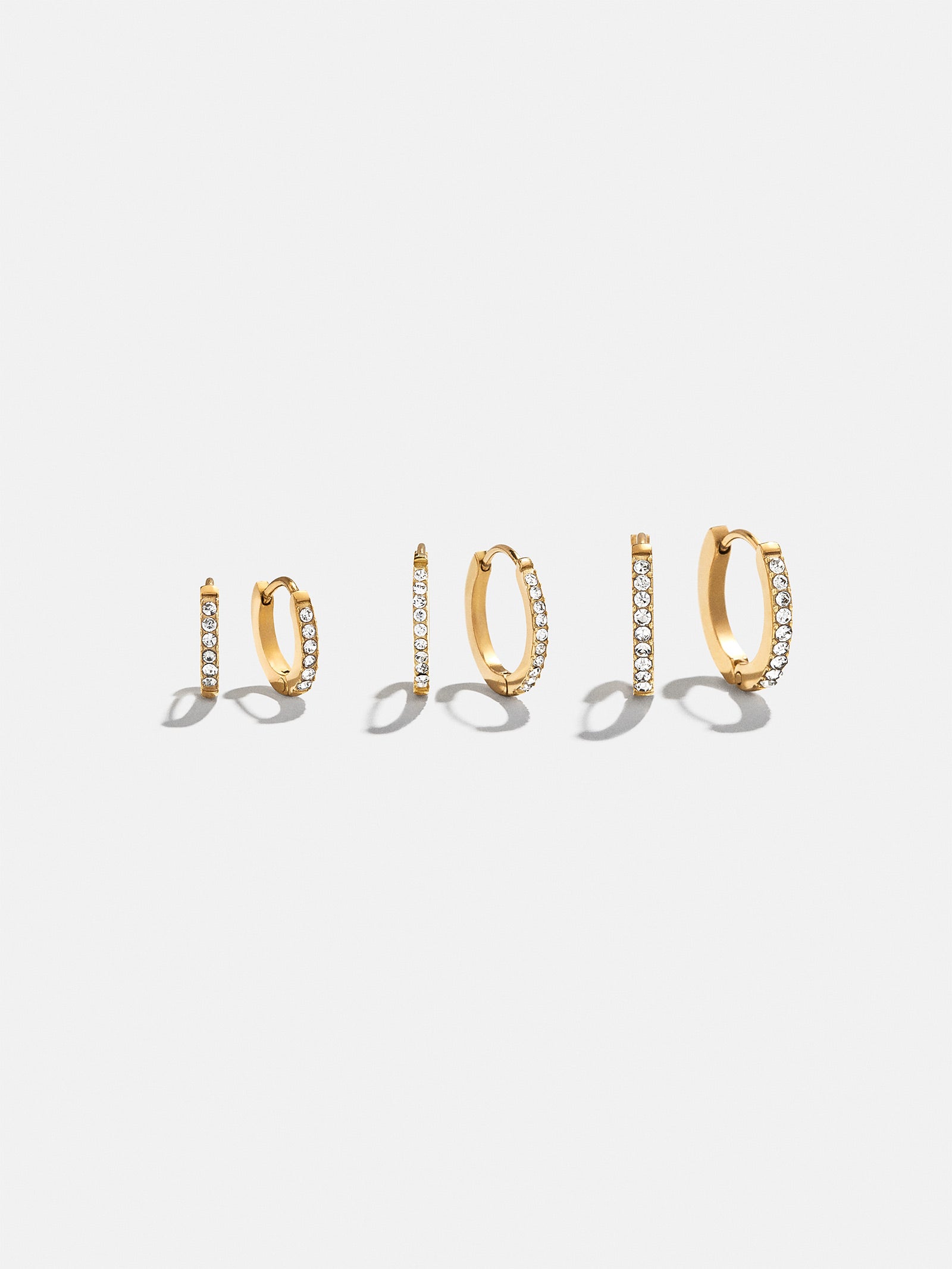 Niata Waterproof Earring Set - Gold/Pav??