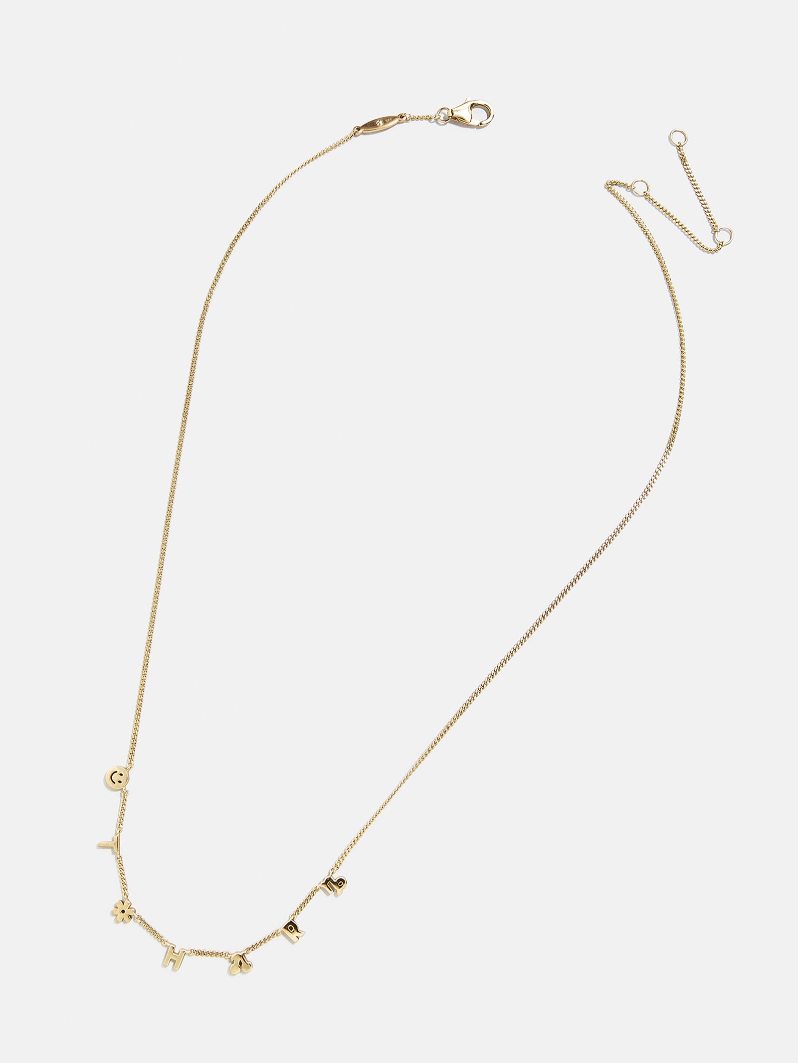 Mini 18K Gold Custom Icon Necklace - 18K Gold - Image 6