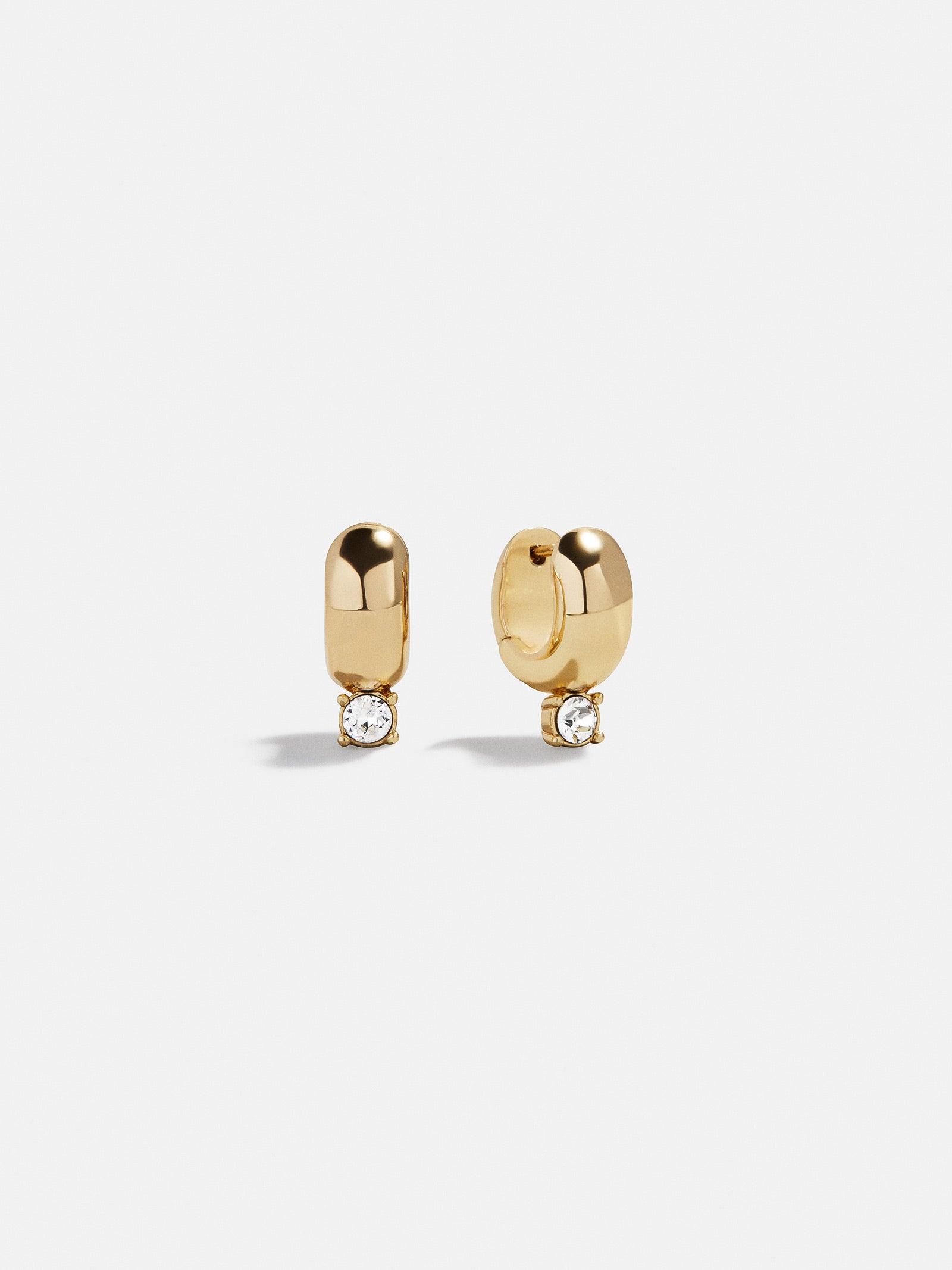 Kourtney Huggie Earrings - Gold/Pav??