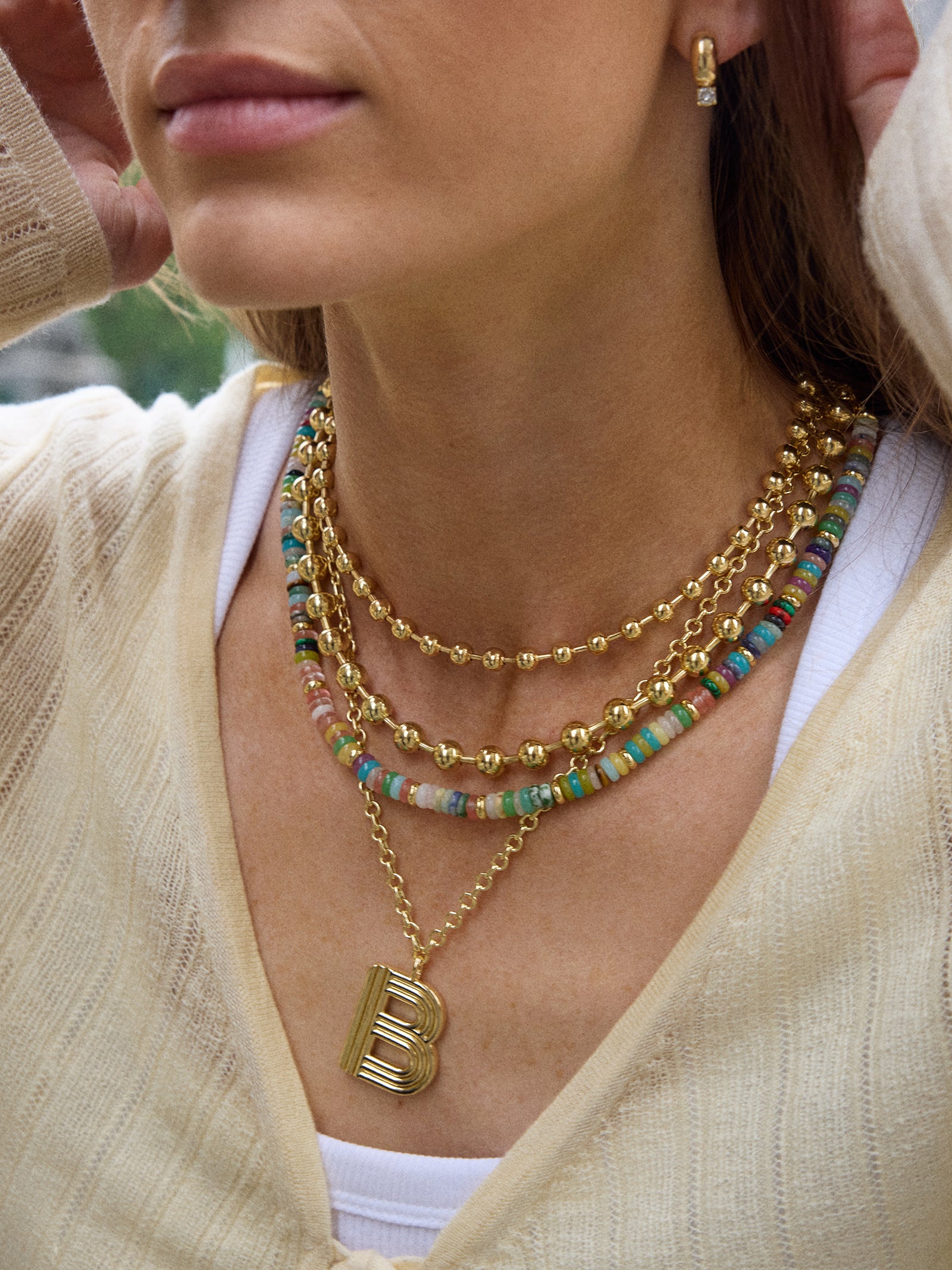 Amaris Semi-Precious Necklace - Multi - Image 2