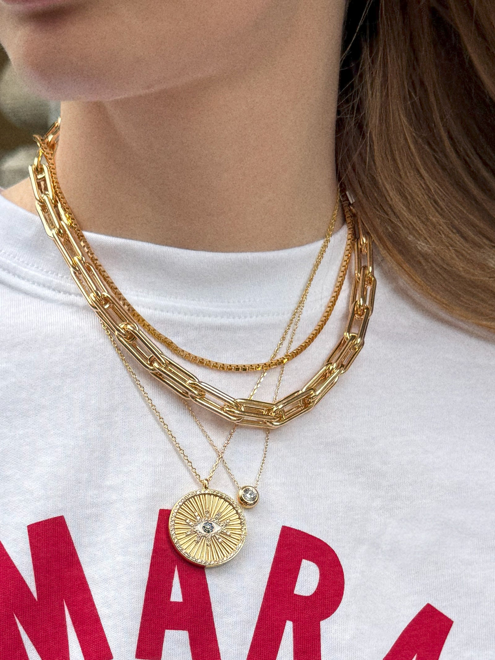 Layered Hera Necklace - Gold - Image 2