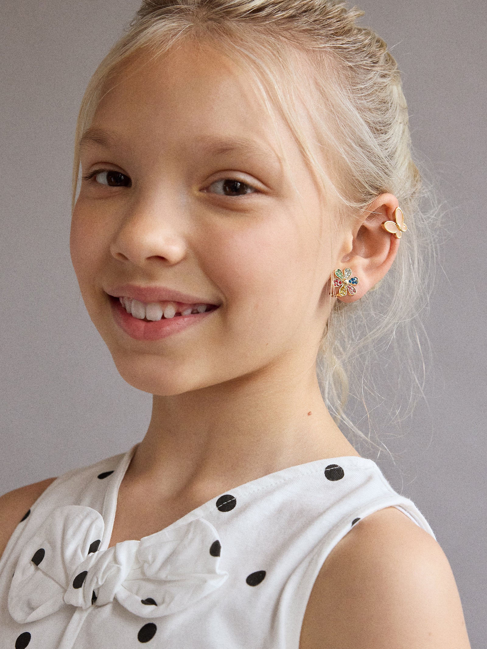 Garden Party Kids' Clip-On Earring Set - Garden Party - Image 2