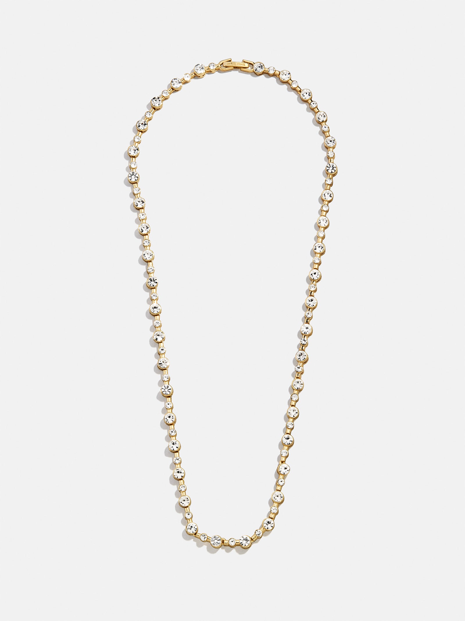 Jolie Tennis Necklace - Gold/Pav?? - Image 3