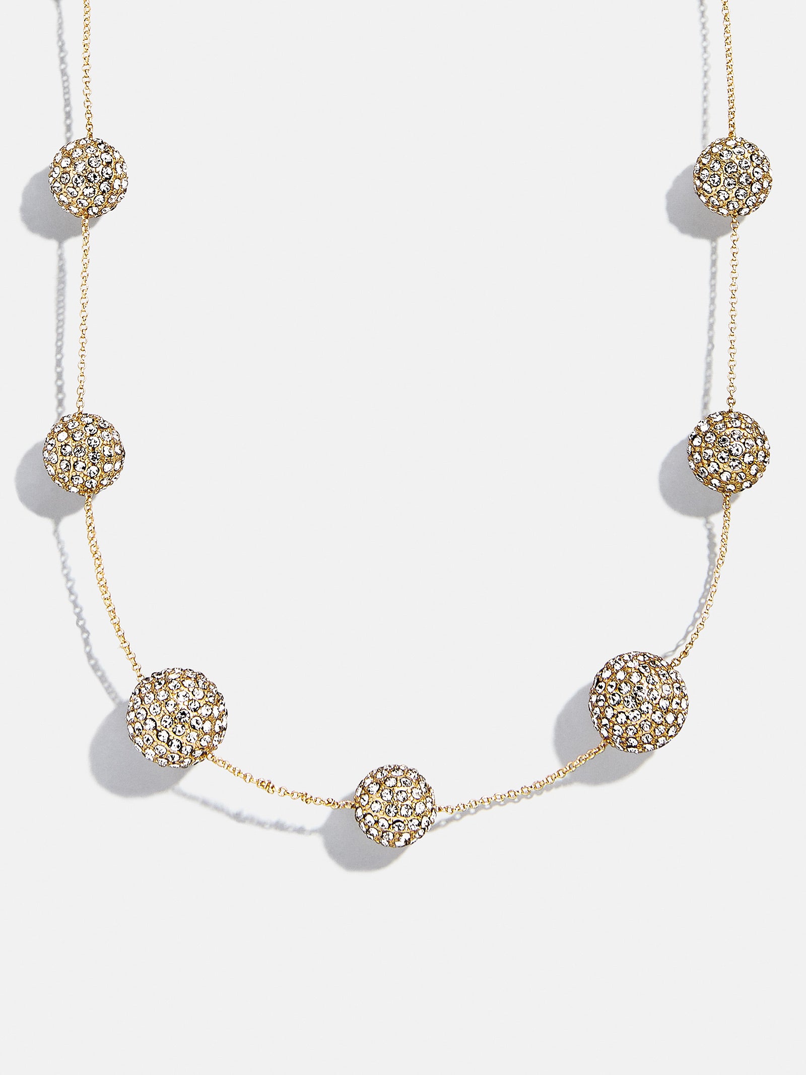 Blair Pearl Necklace - Gold/Pav??