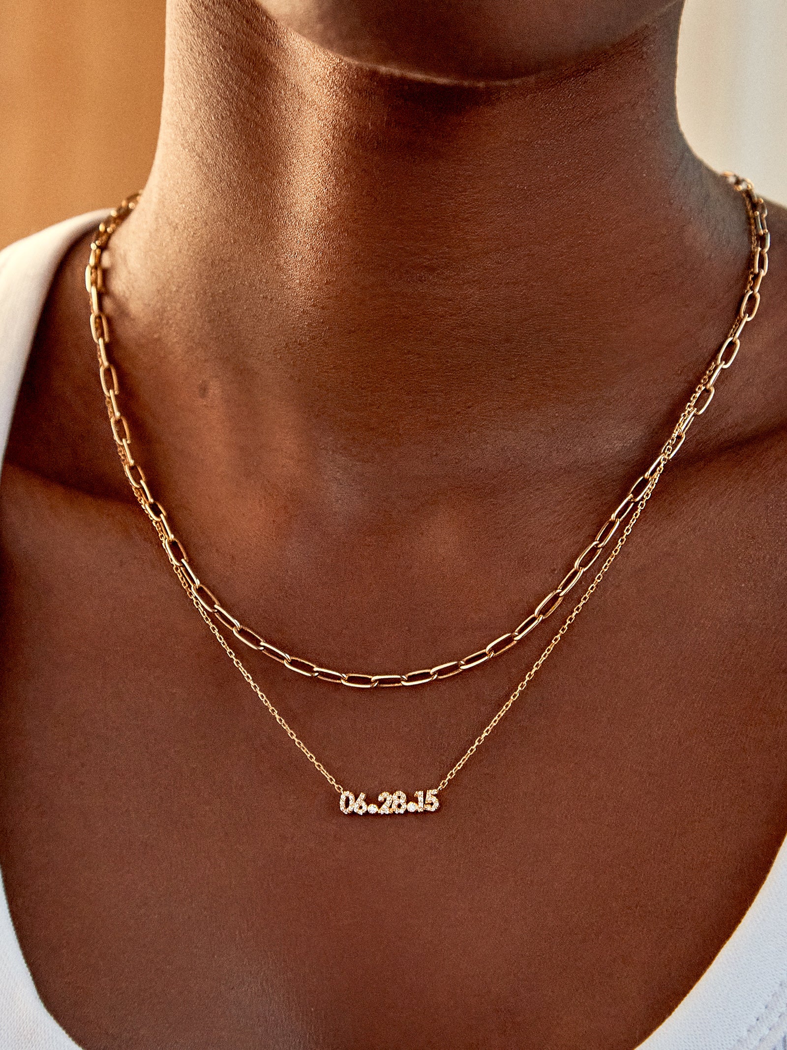 Mini Hera 14K Gold Necklace - Gold - Image 2