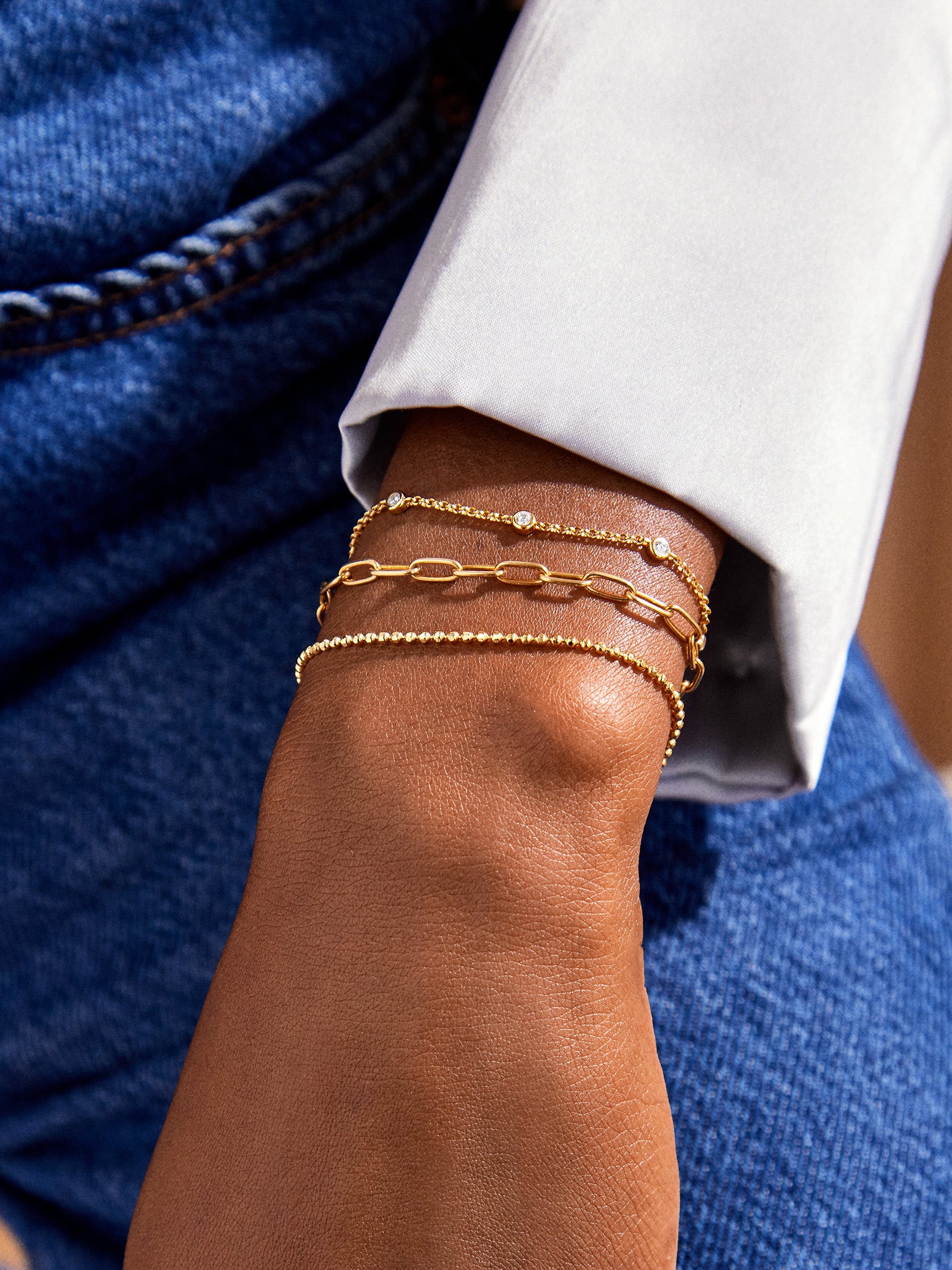Small 14K Gold Hera Bracelet - Small 14K Gold - Image 2