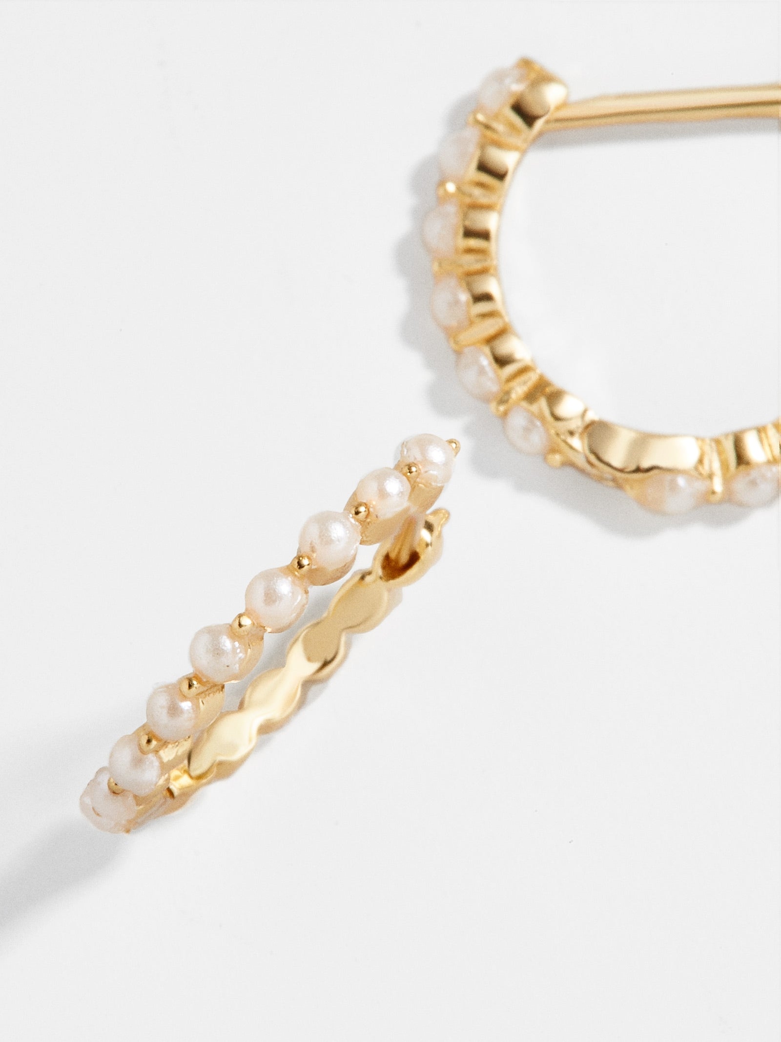 Inez 18K Gold Earrings - Gold - Image 3