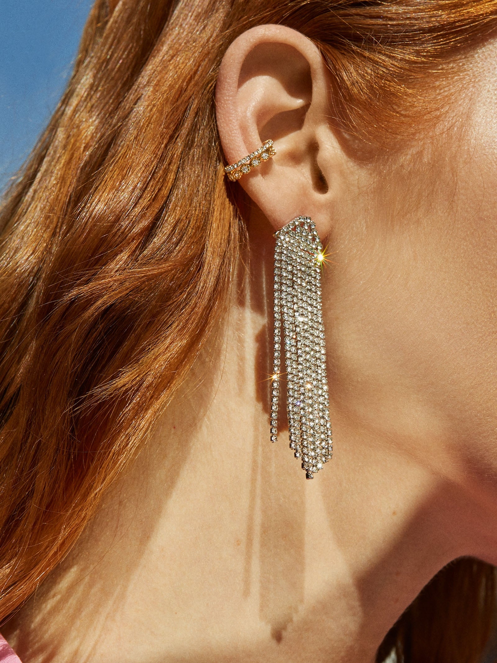 Deirdre Earrings - Silver/Pav?? - Image 2