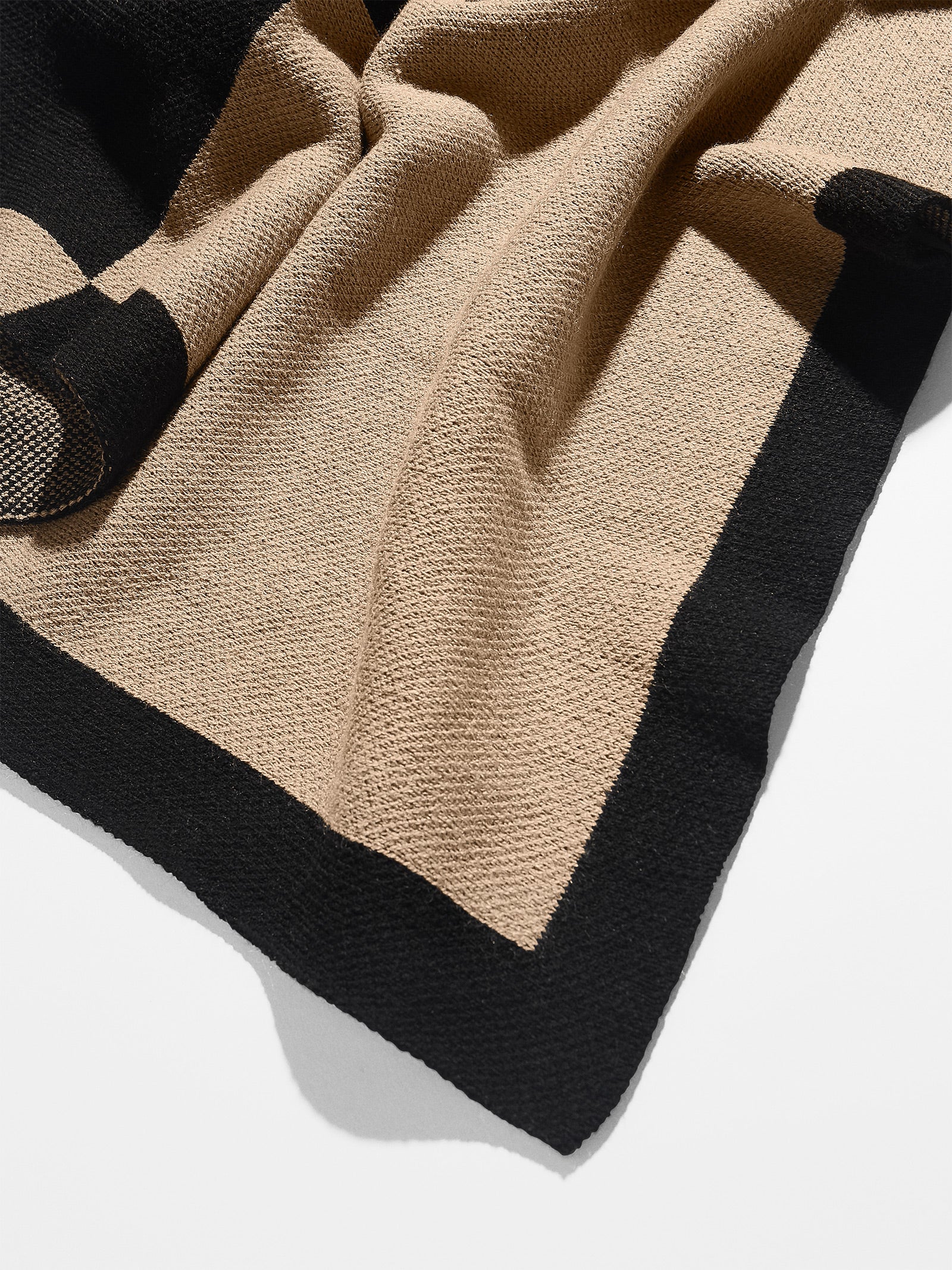 Spell It Out Custom Blanket - Tan/Black - Image 3