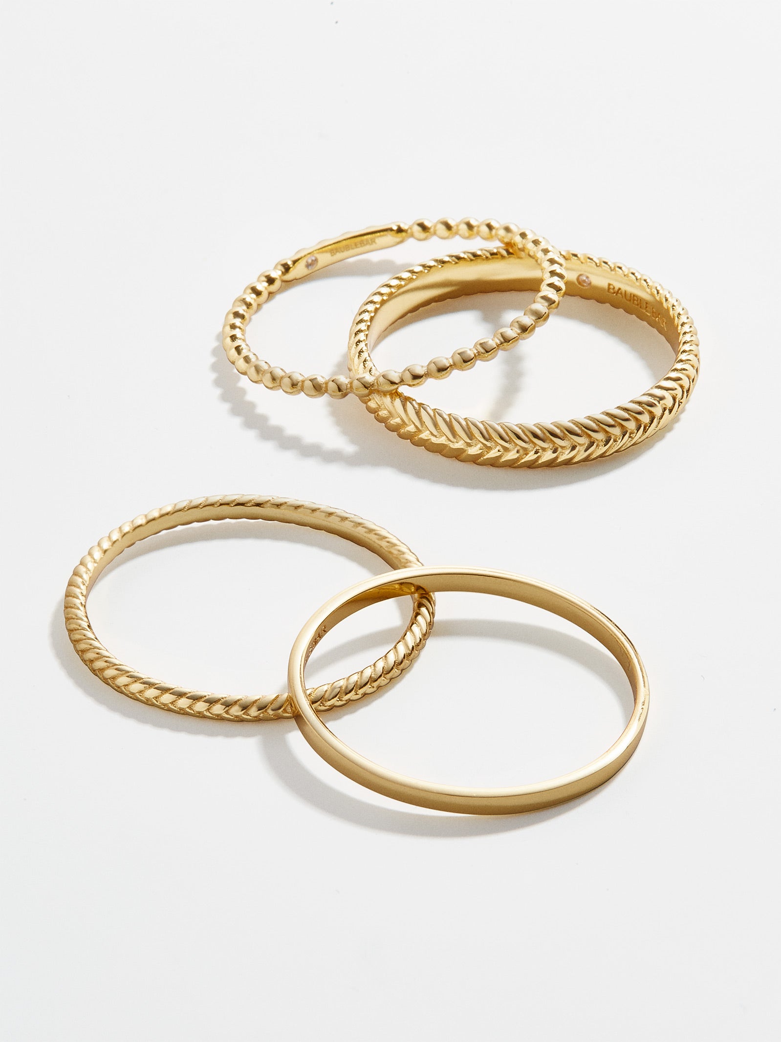 Mamie 18K Gold Ring Set - Gold - Image 4
