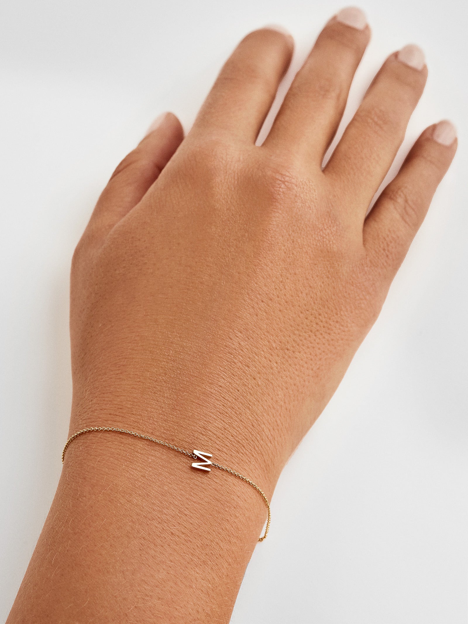 Maya Brenner Mini Letter Bracelet - Image 8