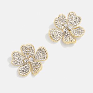 Lizzie Earrings - Gold/Pav??