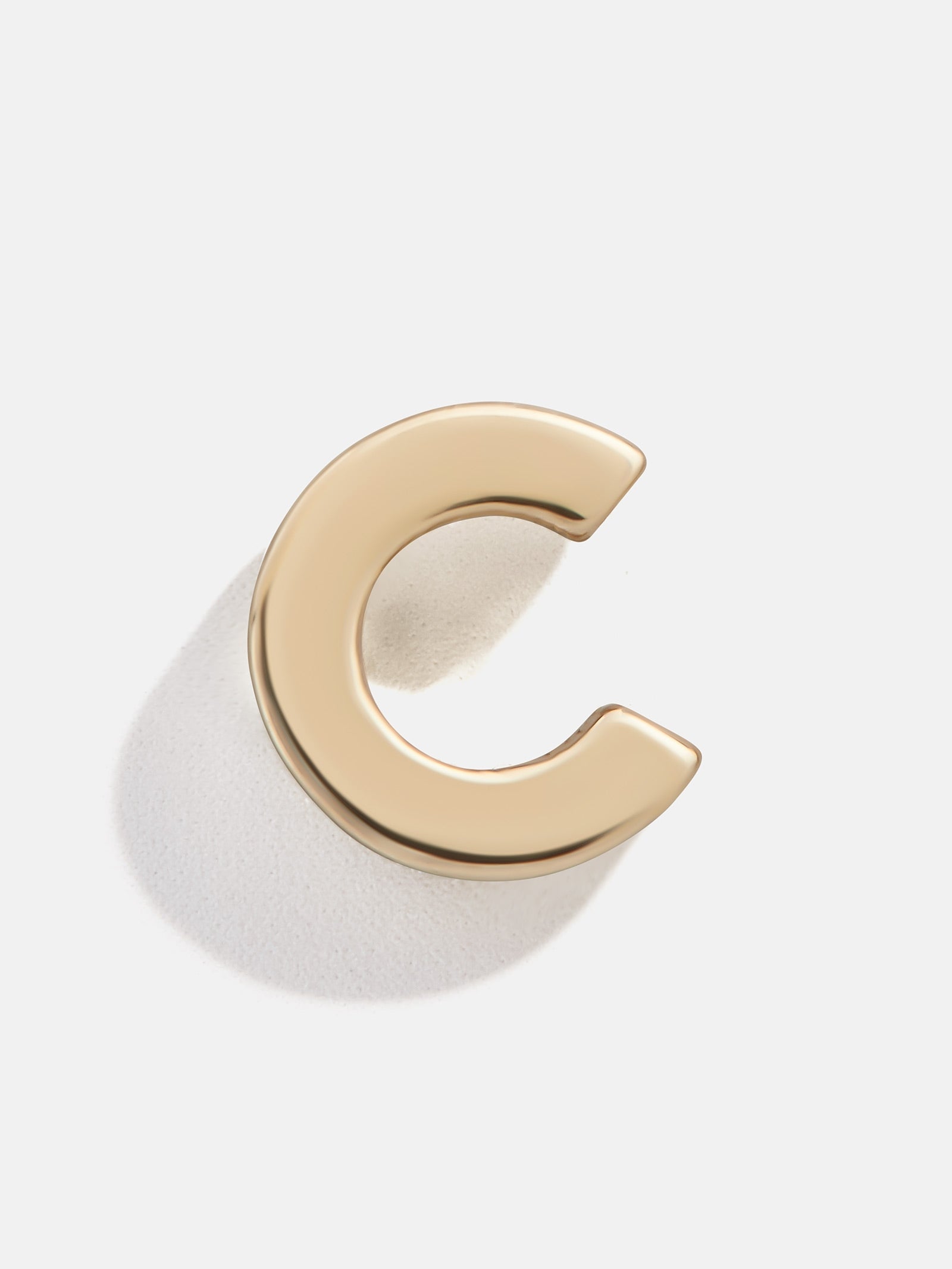 Single 14K Solid Gold Initial Earring - Gold - Image 6