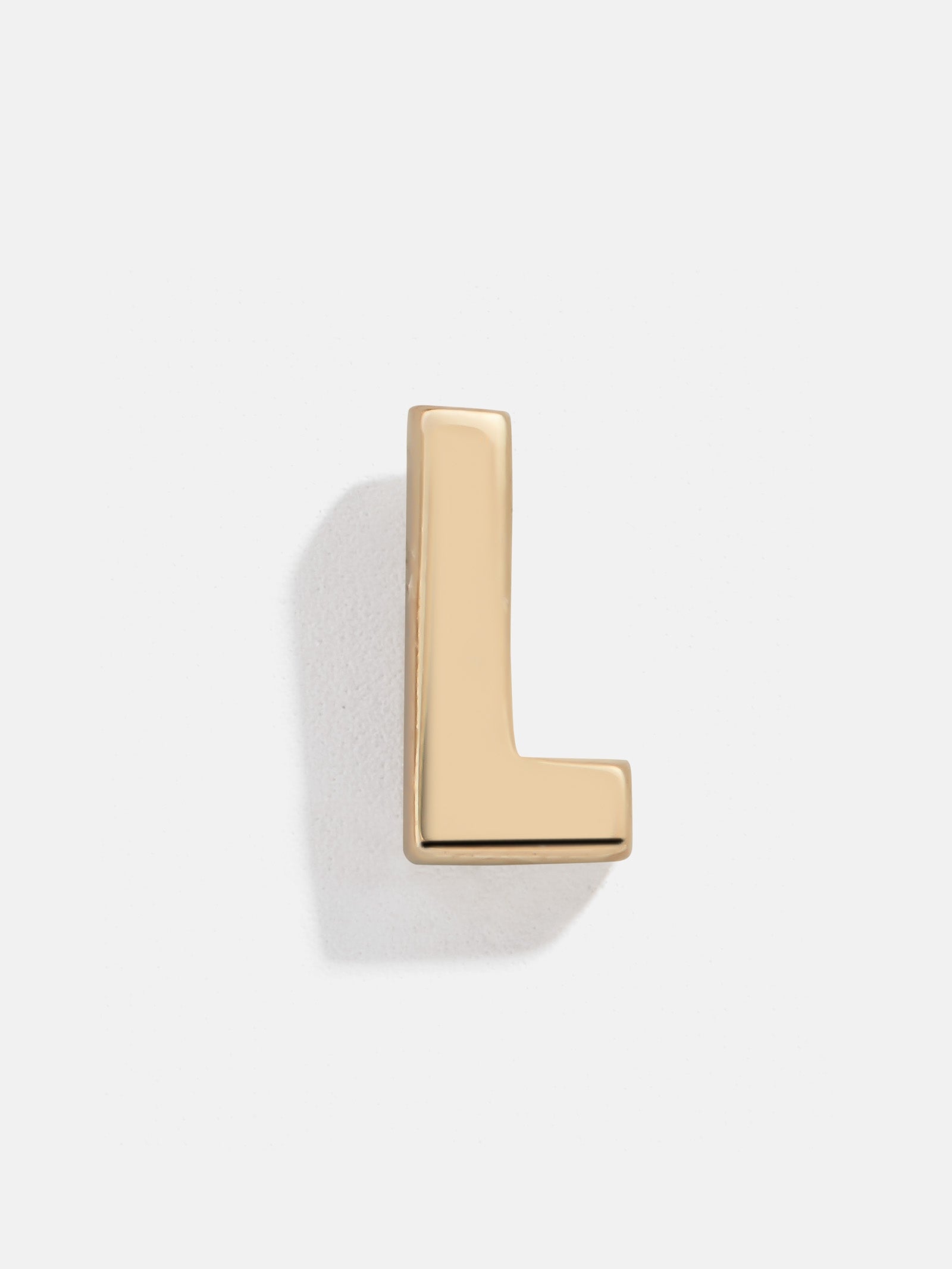 Single 14K Solid Gold Initial Earring - Gold - Image 15