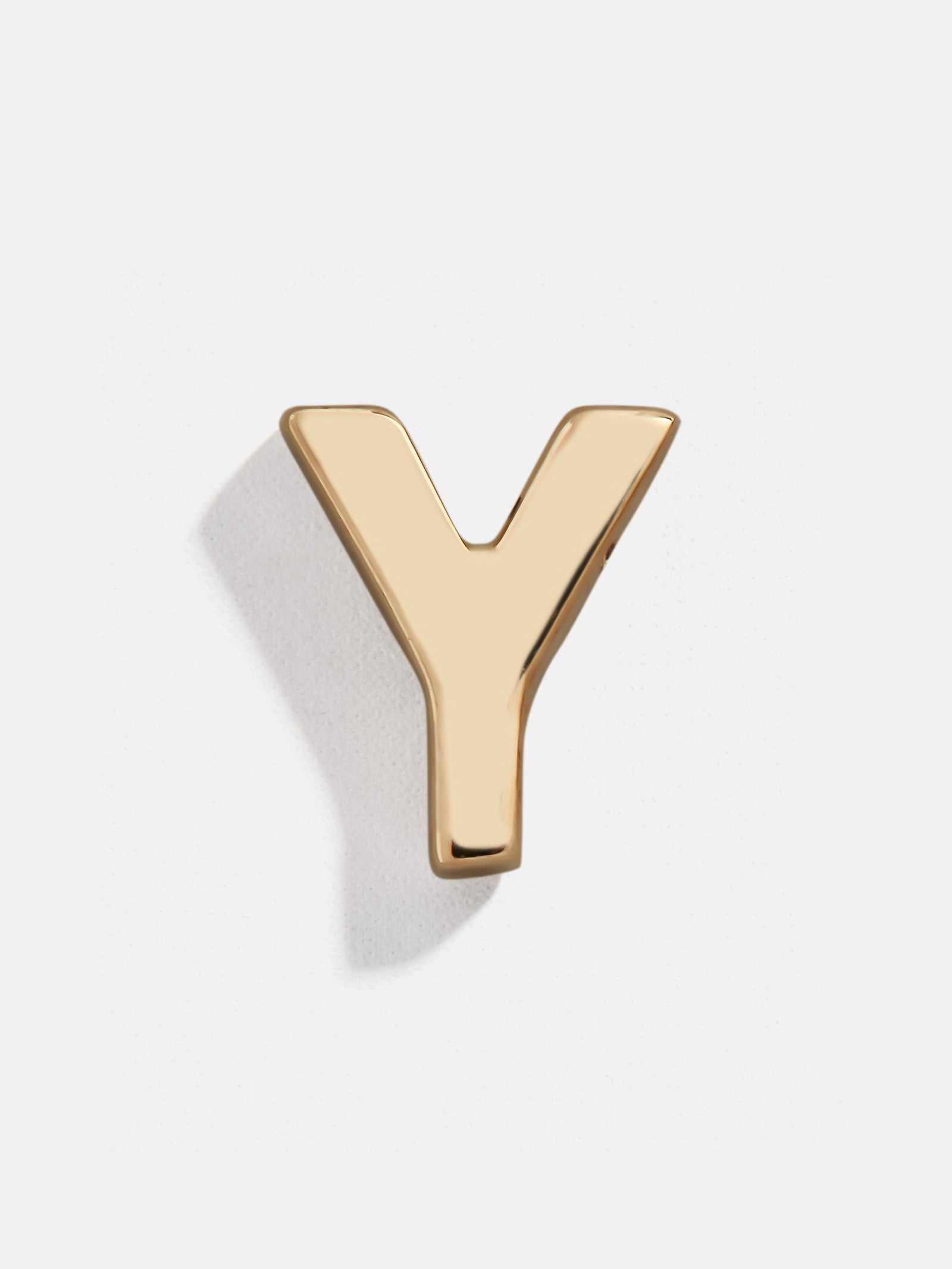Single 14K Solid Gold Initial Earring - Gold - Image 28
