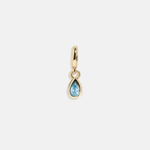 Birthstone Cluster Charm - Blue Zircon