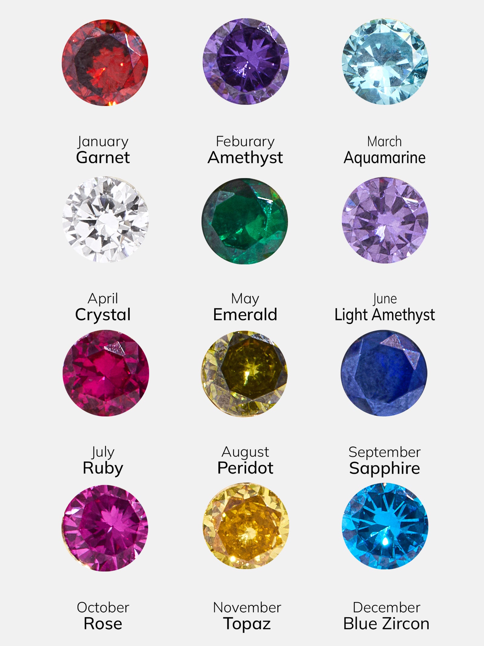 Jessica 18K Gold Birthstone Earrings - Sapphire - Image 3