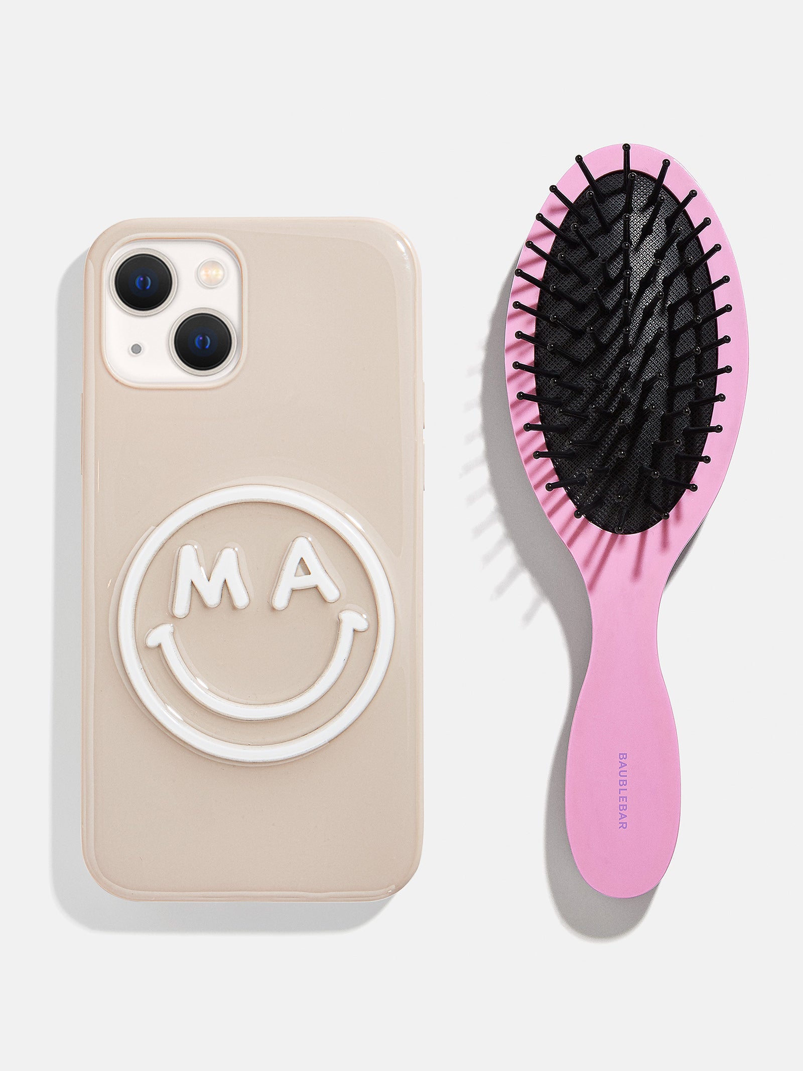 Mini Fine Line Custom Hair Brush - Navy/Red - Image 5