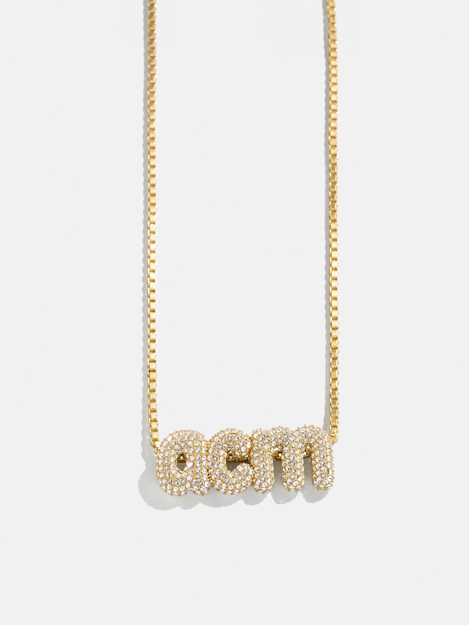 Bubble Custom Monogram Necklace - Image 5