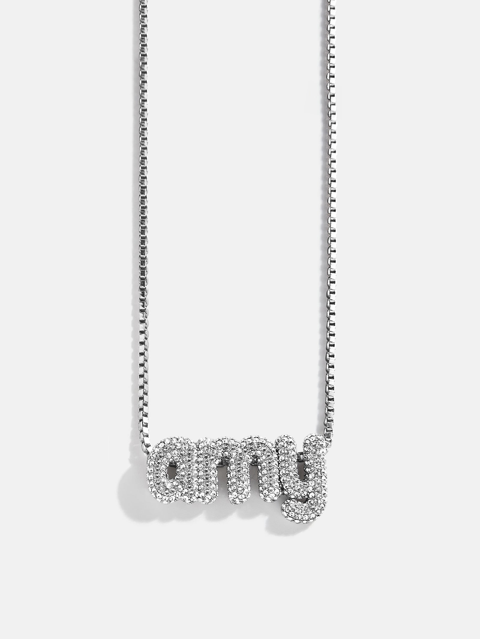 Bubble Custom Monogram Necklace - Image 9