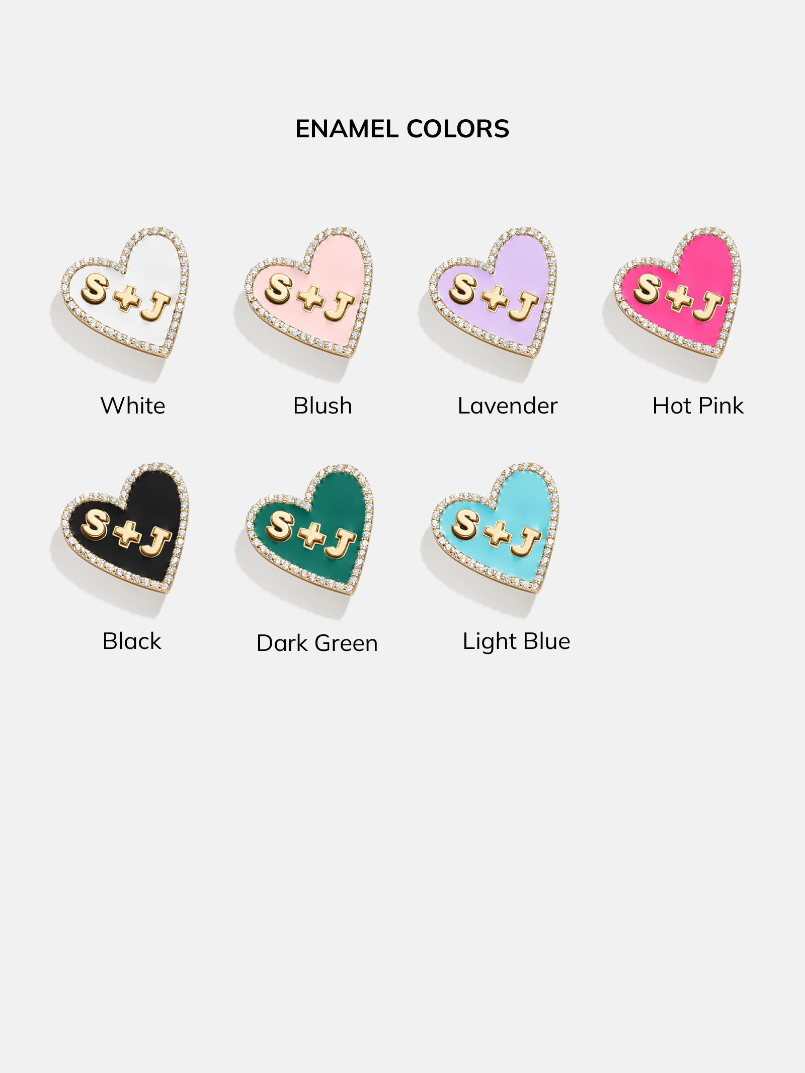 Reversible 18K Gold Custom Heart Necklace - Gold/Pav?? - Image 6