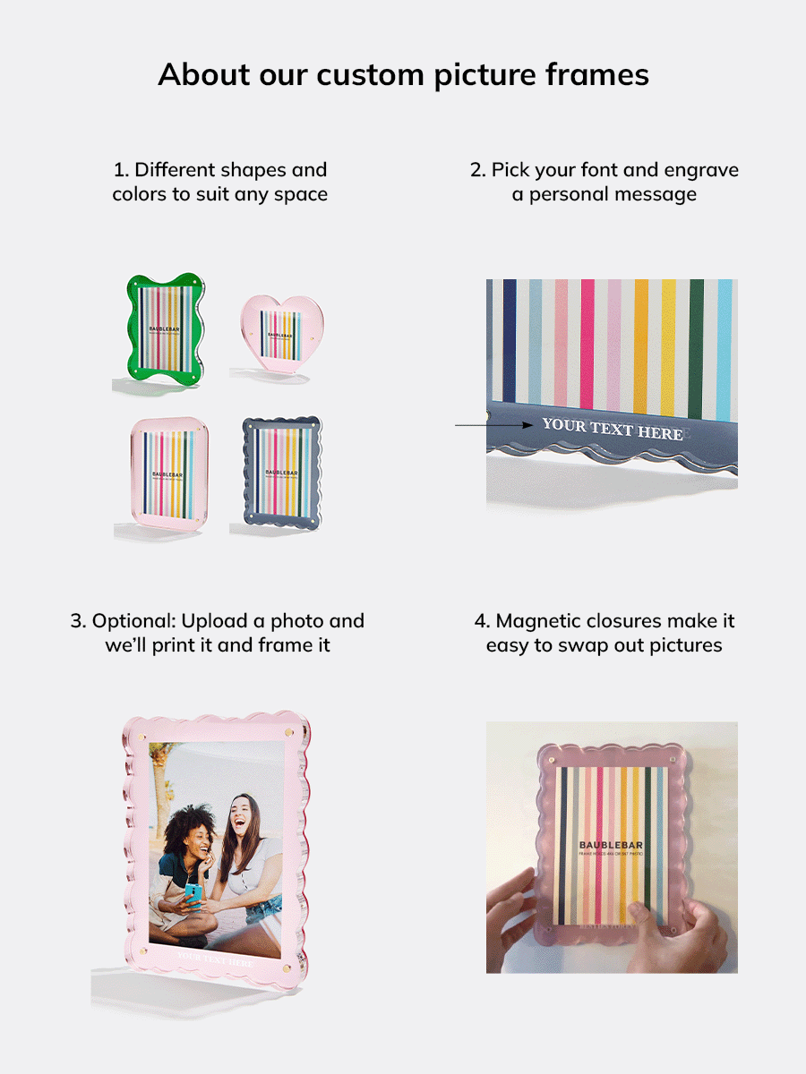 Picture Perfect Vertical Acrylic Frame - Rectangle Shape - Image 12