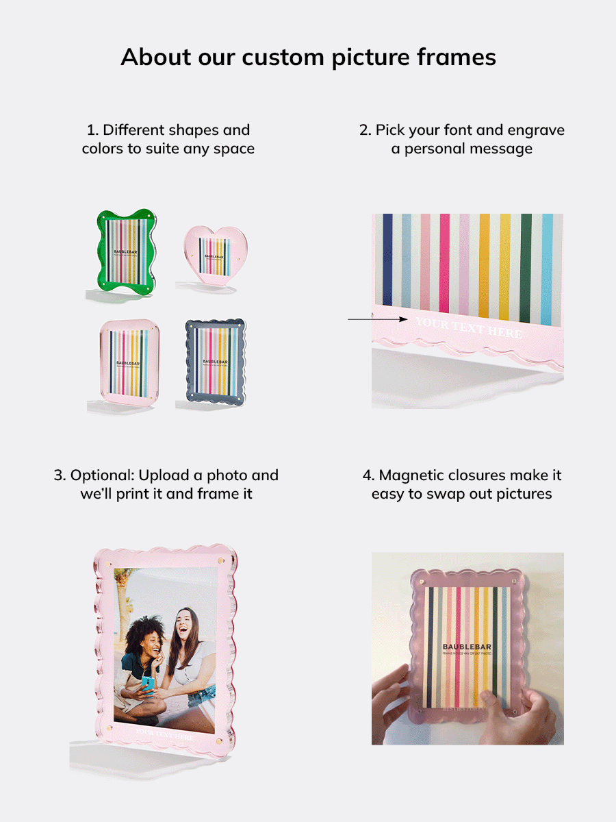 Picture Perfect Horizontal Acrylic Frame - Rectangle - Image 3
