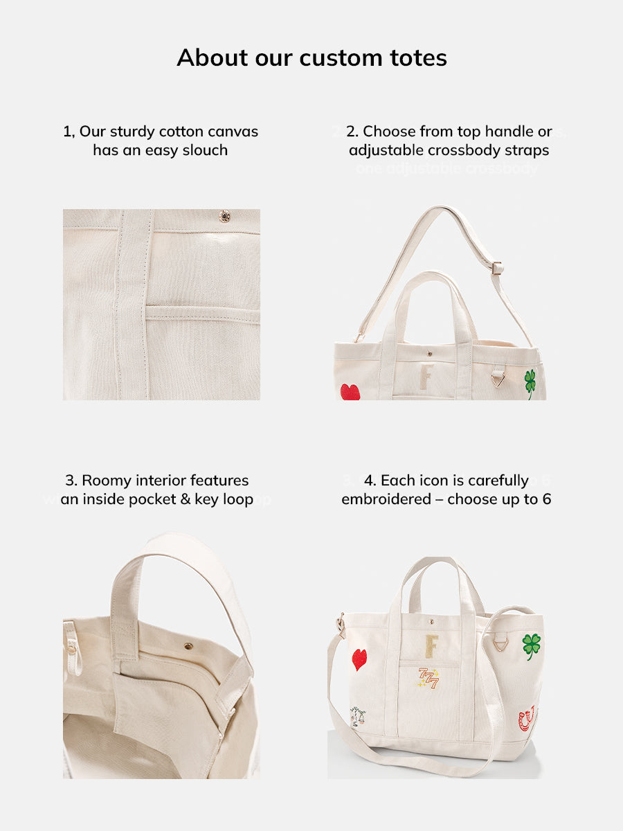 Large Custom Icon Tote - Large - Image 77