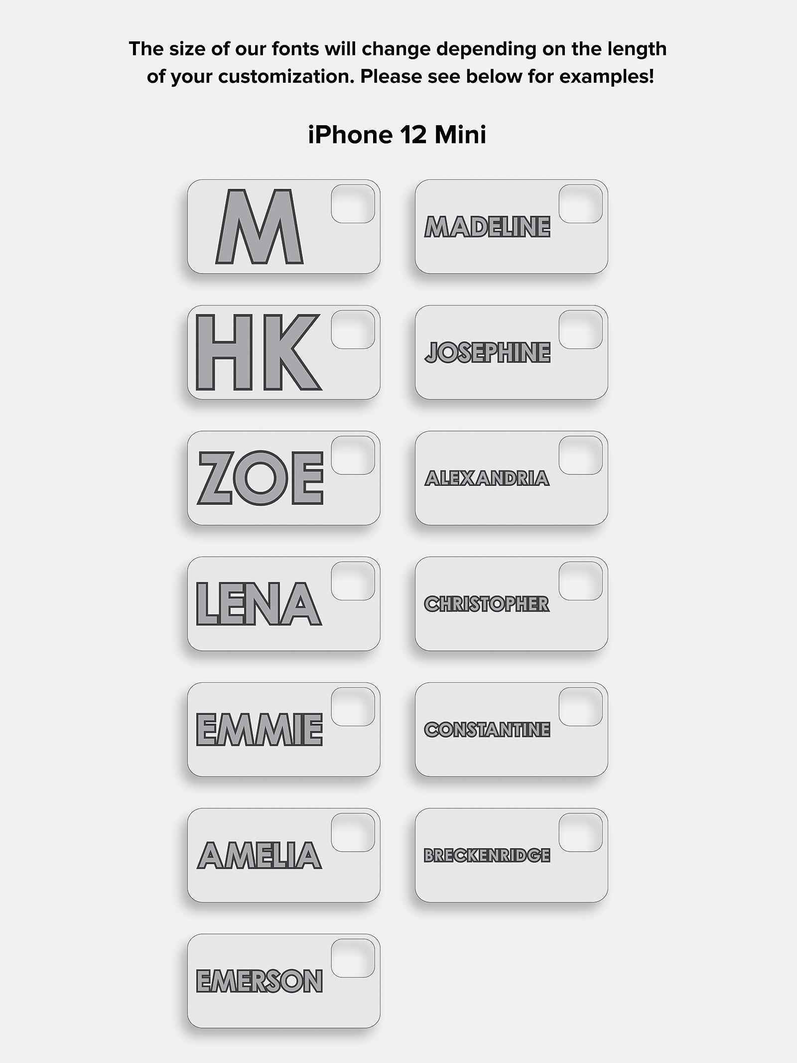 Block Font Custom iPhone Case - Lavender/White - Image 10